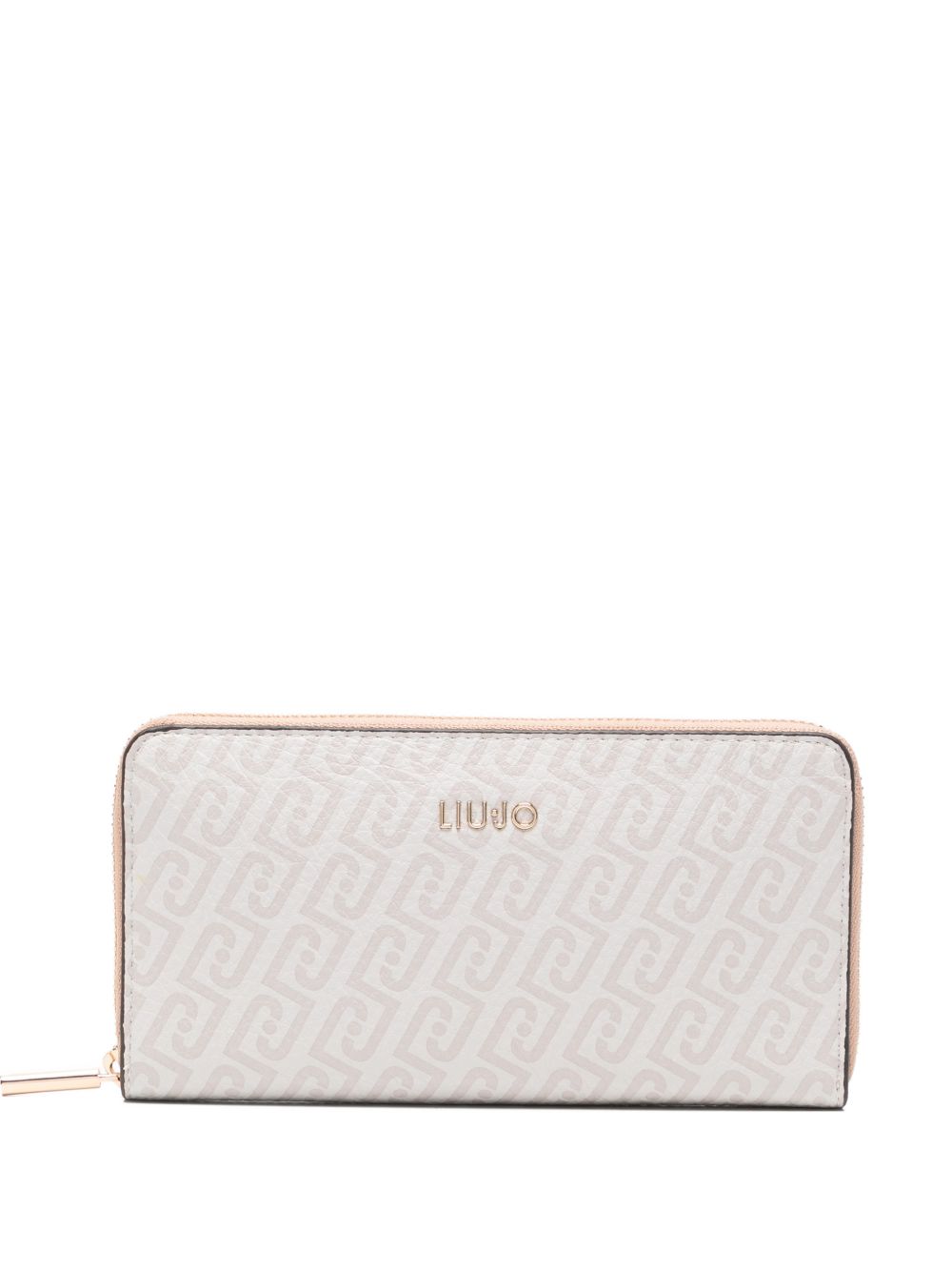 LIUJO Portafoglio grande monogram in pelle