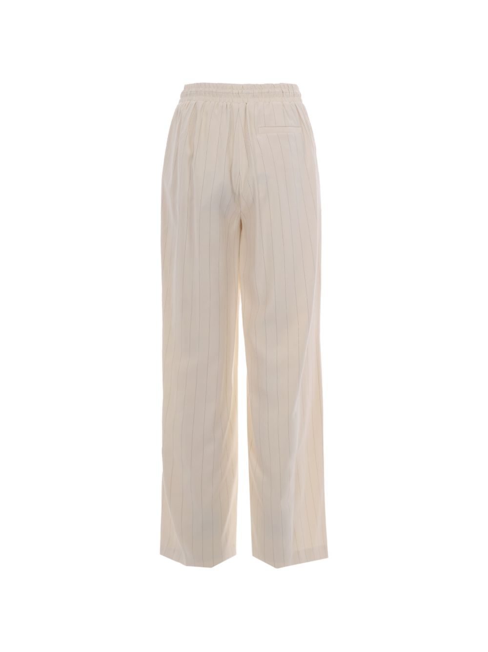 LIUJO Pantaloni lunghi beige chiaro con coulisse in vita