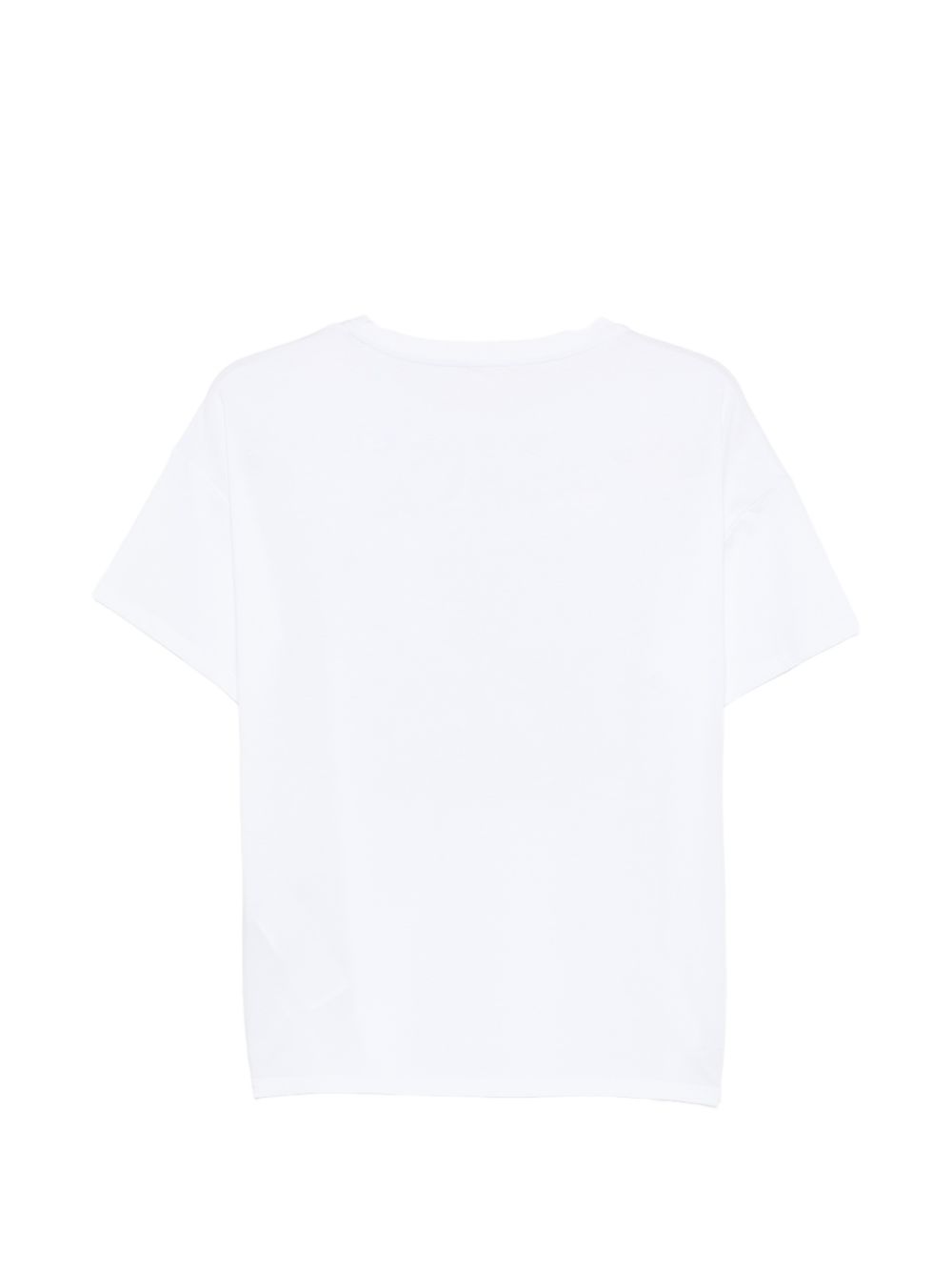 LIUJO T-shirt in cotone nero con stampa