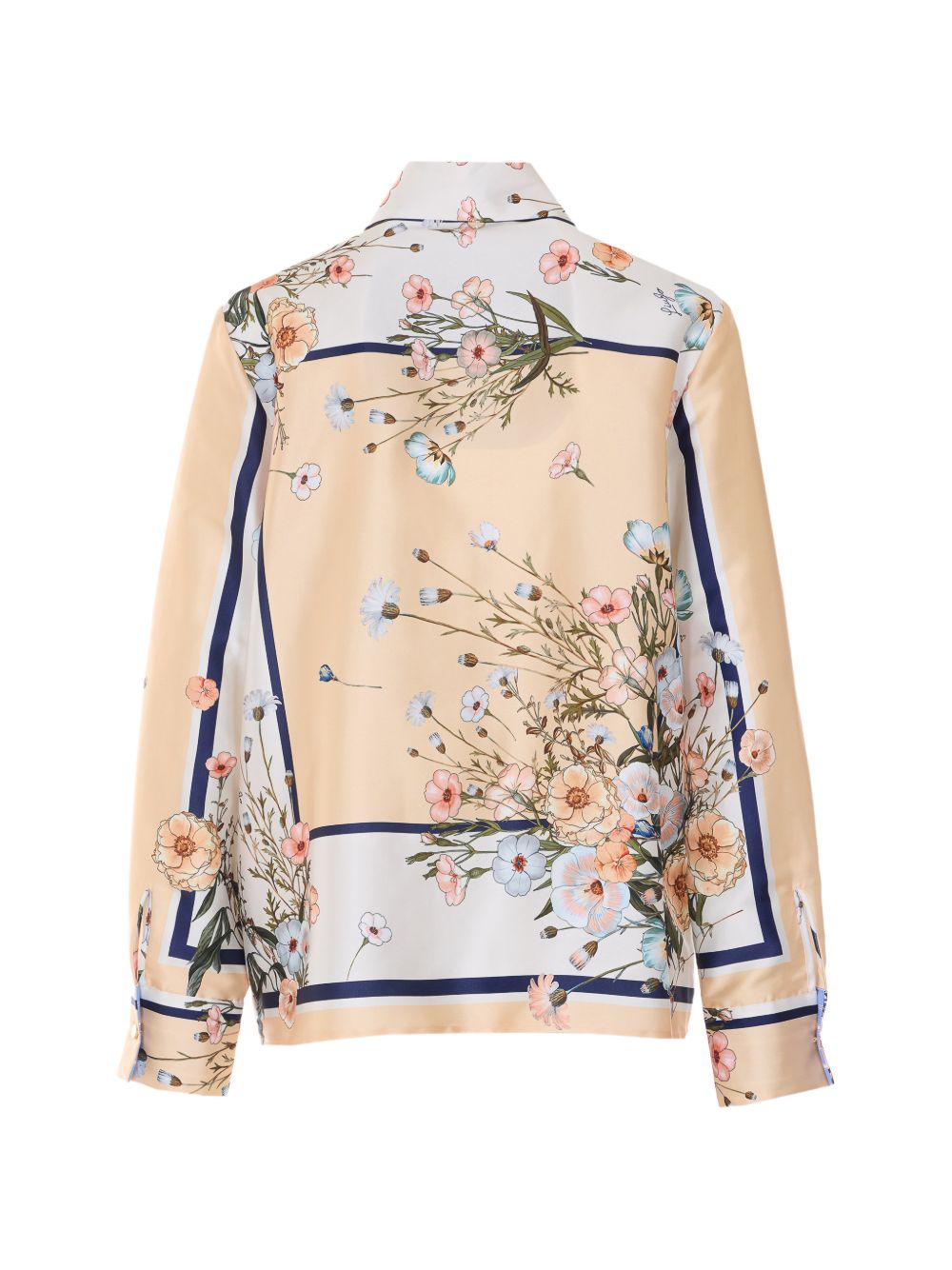 LIUJO Camicia con stampa grafica floreale