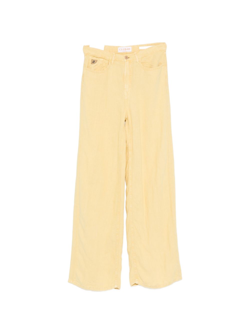 LOIS Jeans gialli a gamba larga