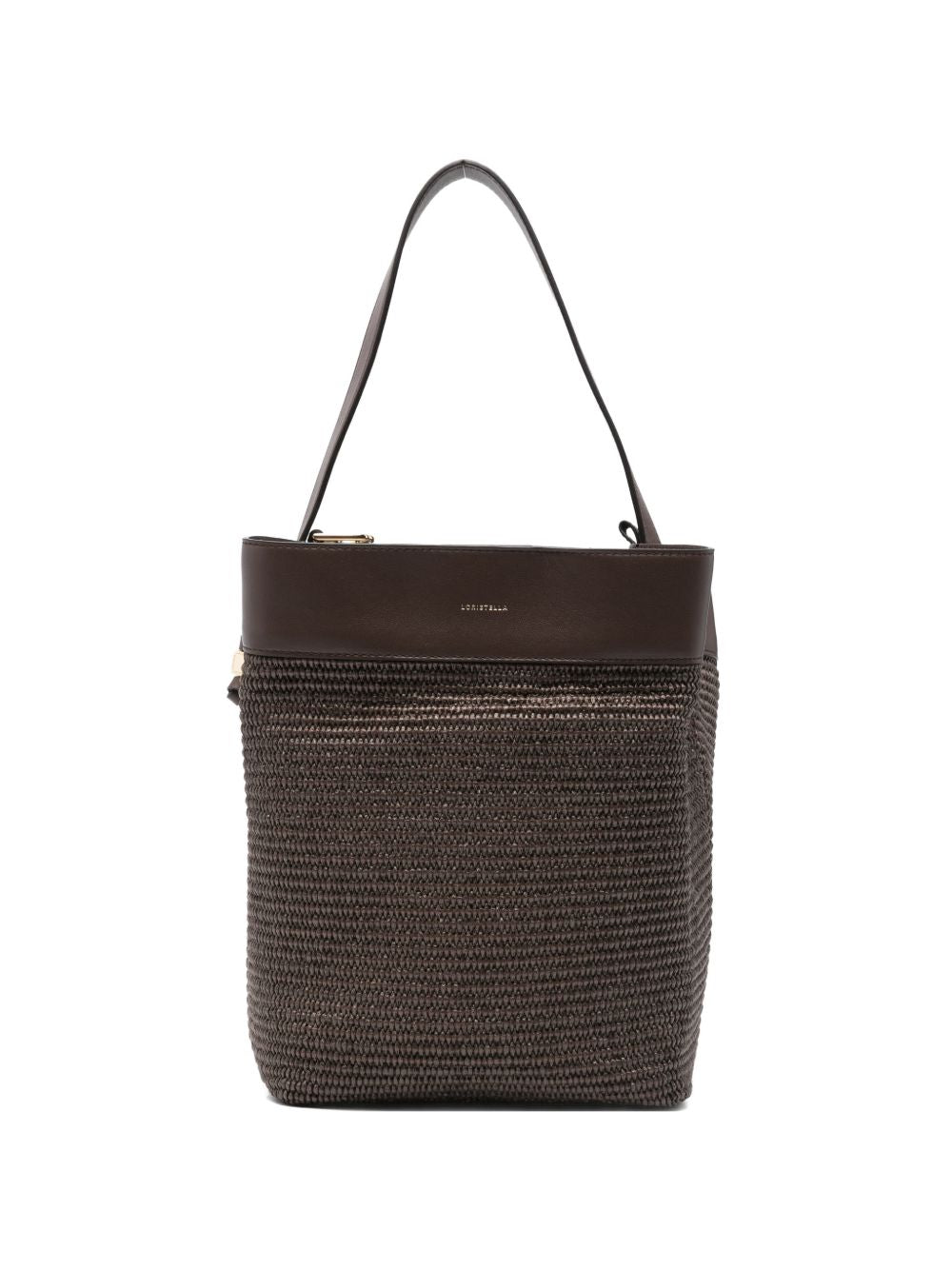 LORISTELLA Borsa a spalla Emma cioccolato