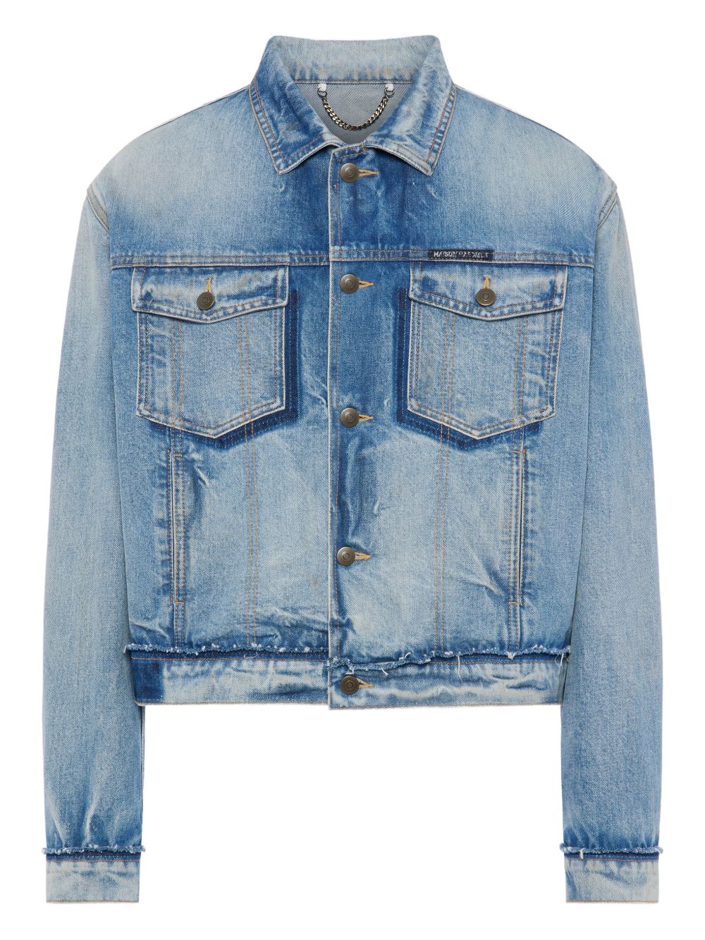 MAISON MARGIELA Giacca in denim azzurro chiaro