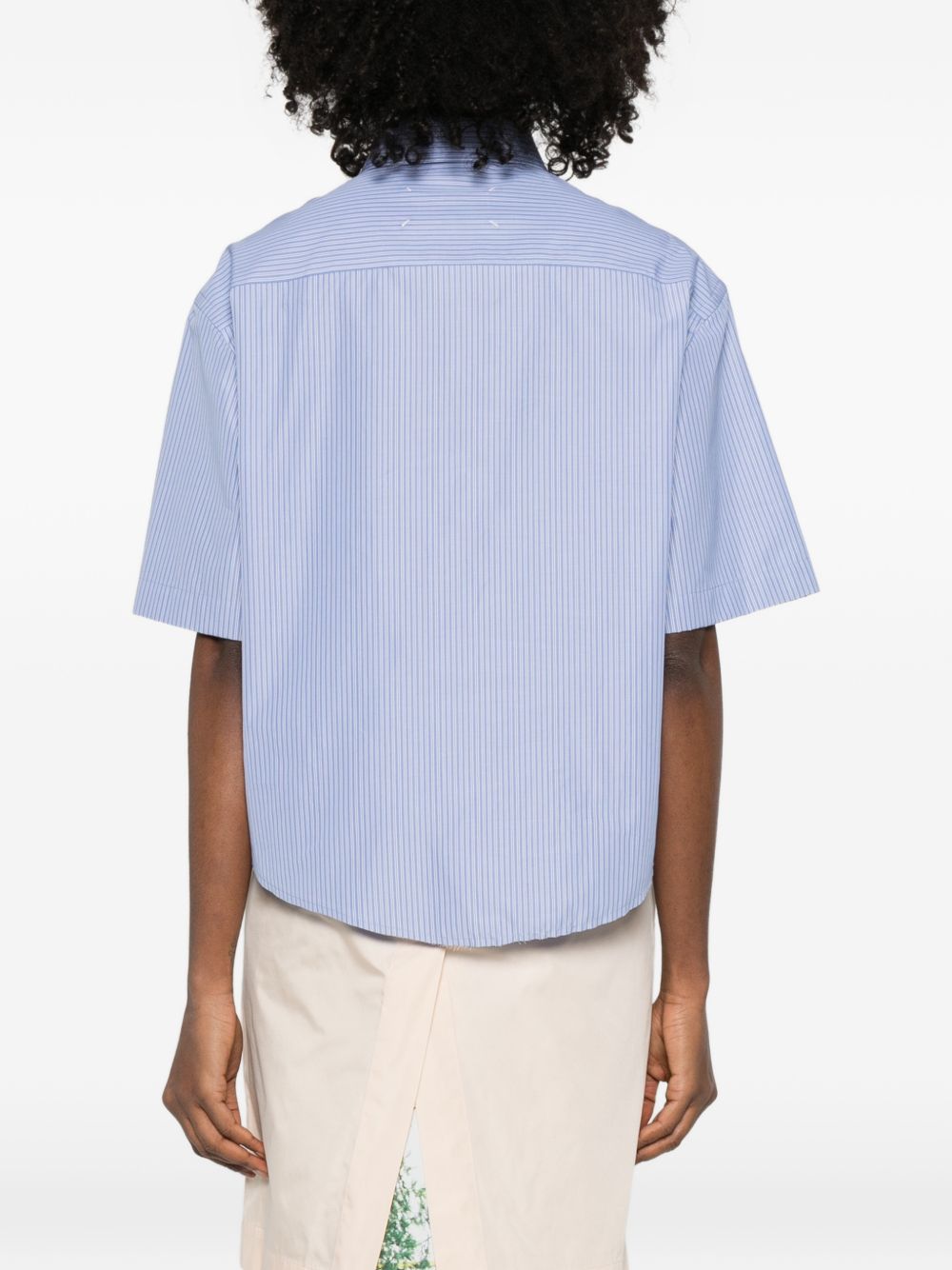 MAISON MARGIELA Camicia a maniche corte in cotone
