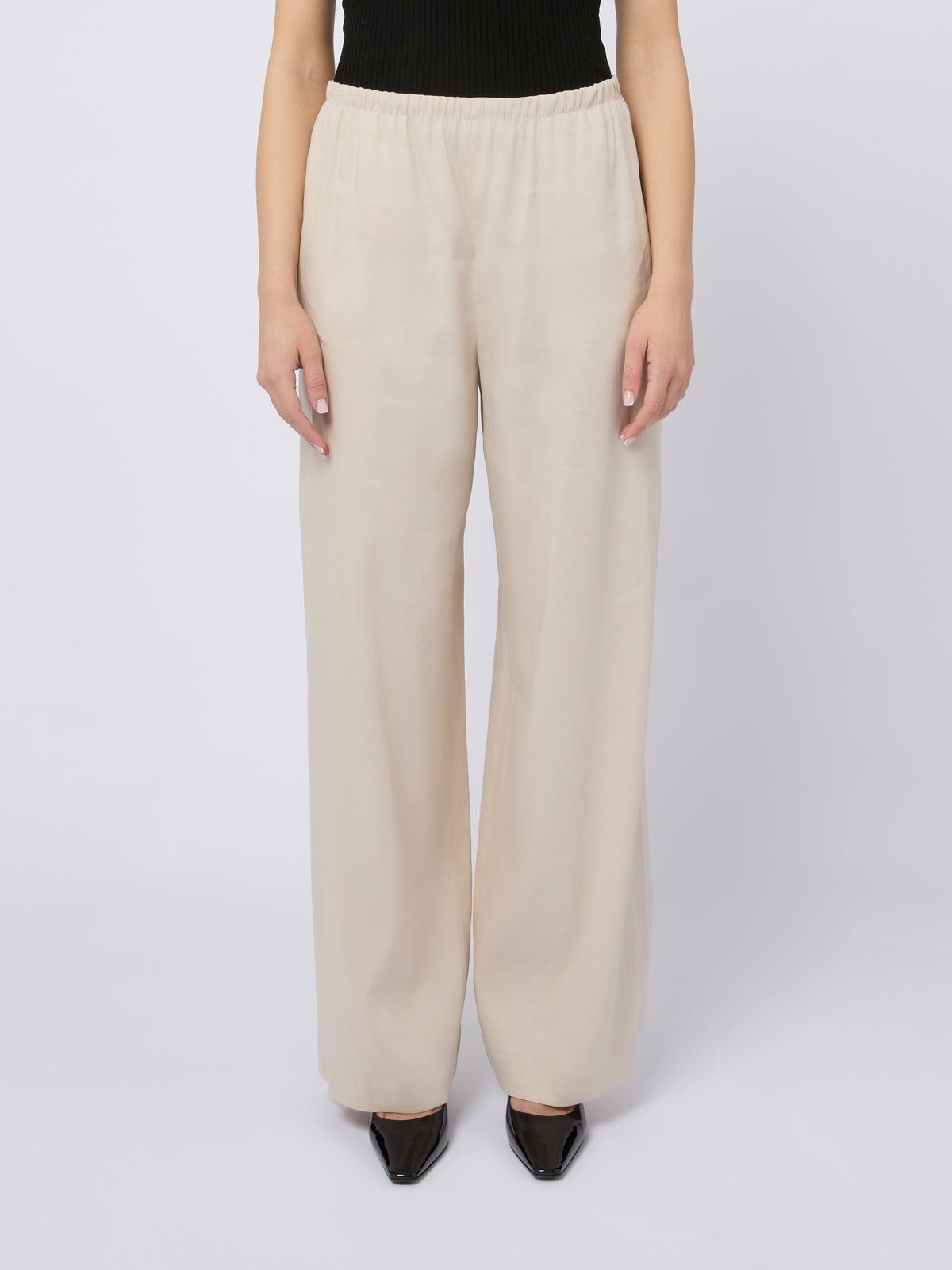 MAX MARA Pantaloni lunghi in beige Destino