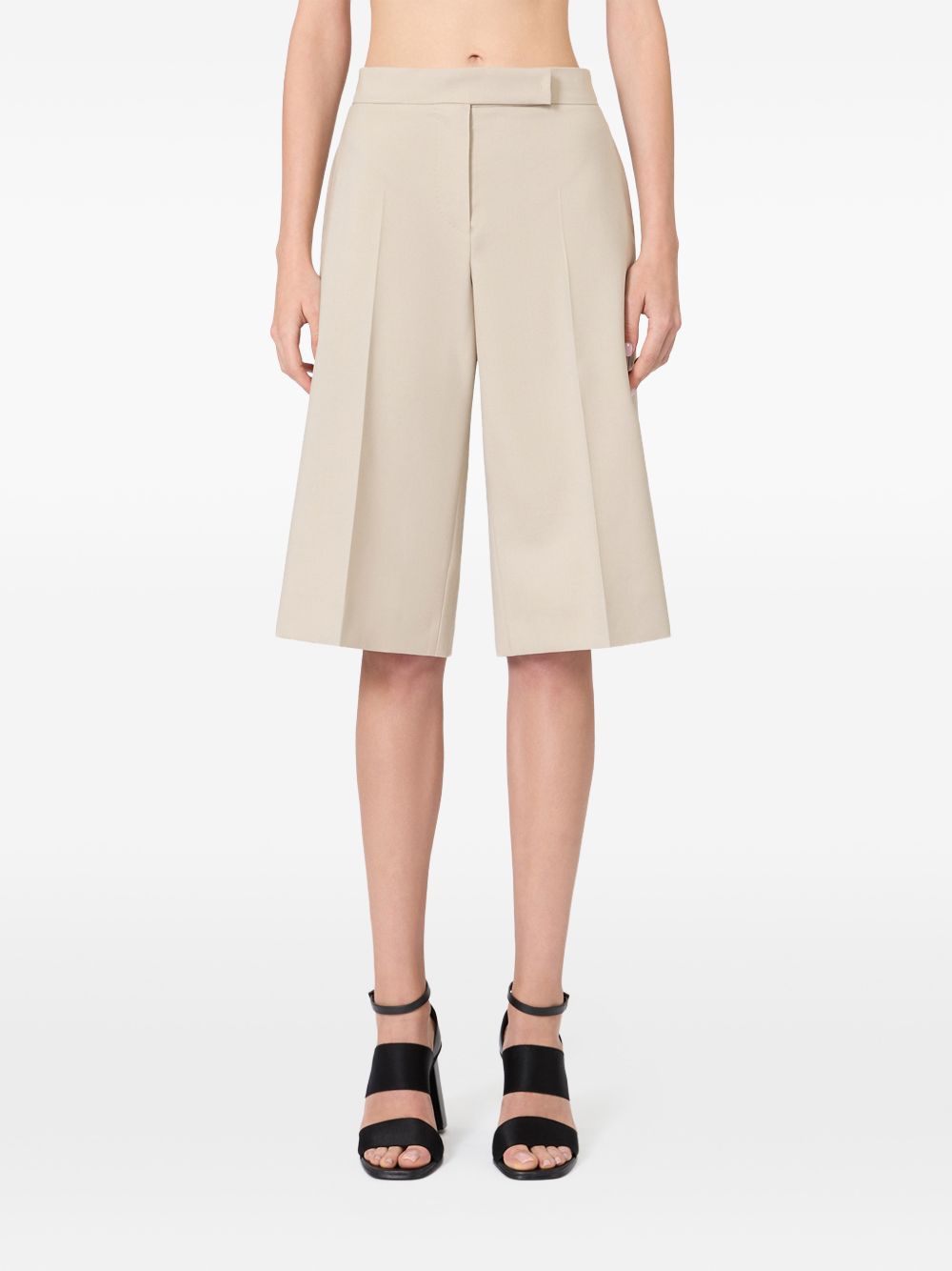 MAX MARA Bermuda Umile in lana beige