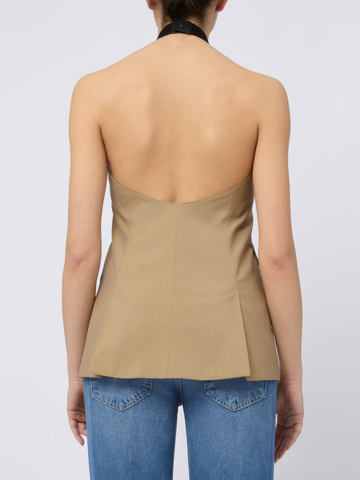 MAX MARA Gilet doppiopetto Nuraghe beige