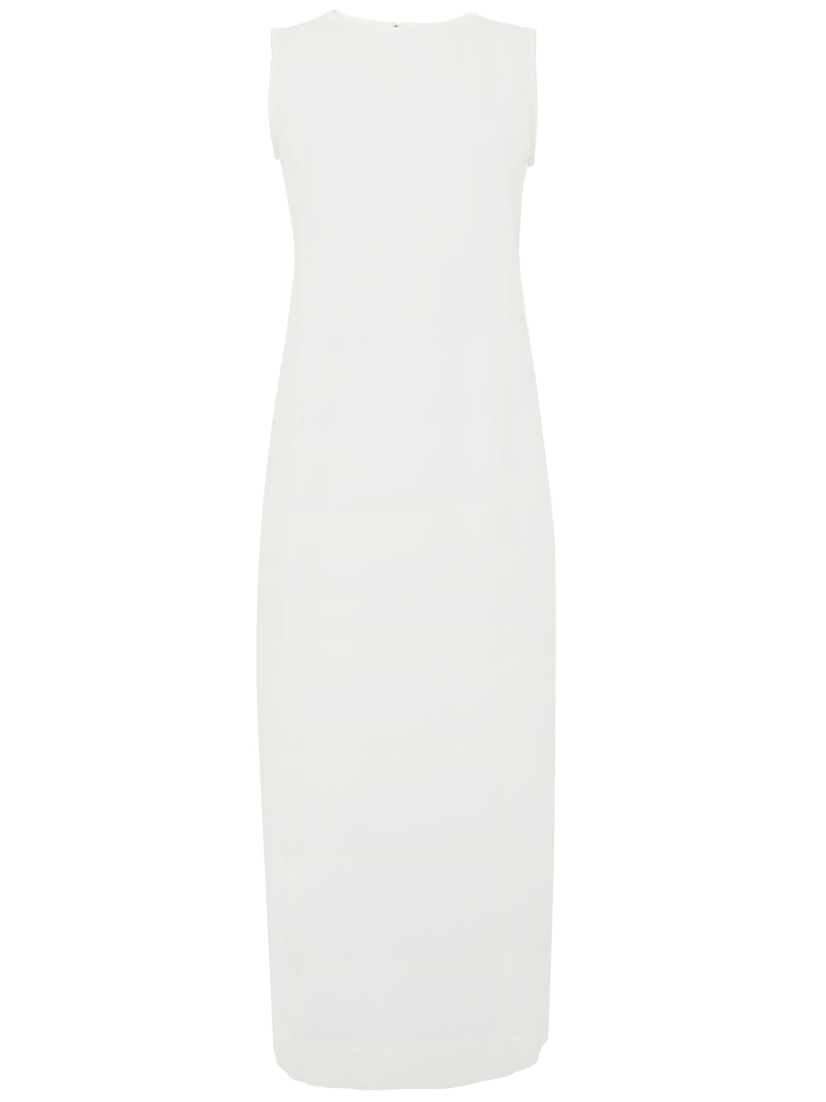 MAX MARA Abito elegante midi con dettagli raffinati bianco