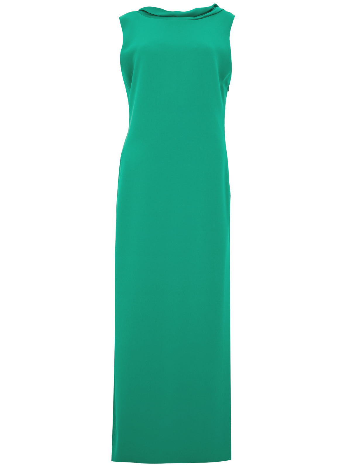 MAX MARA PIANOFORTE Abito elegnate lungo scollato sulla schiena
