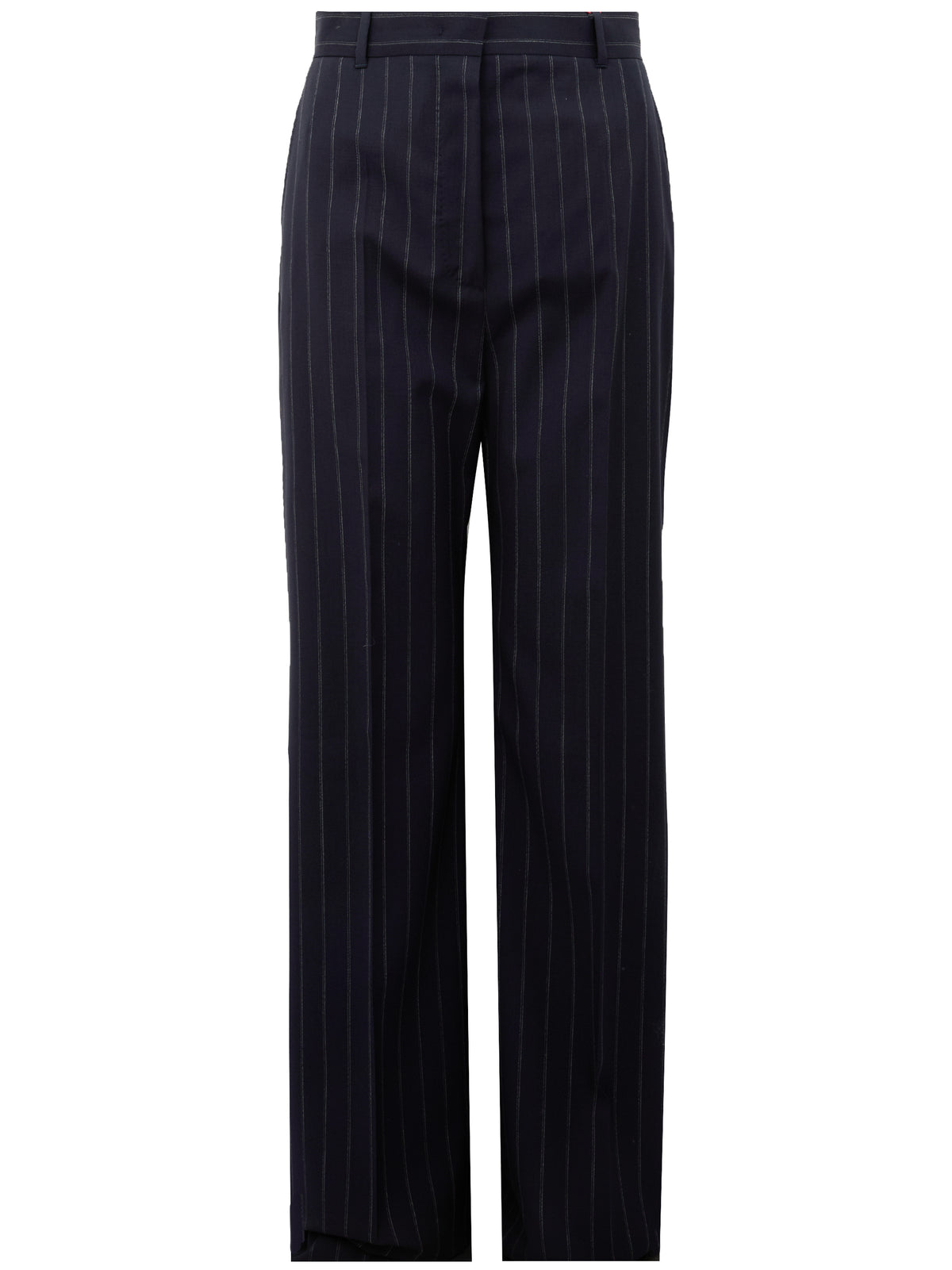 MAX MARA STUDIO Pantaloni Enfasi gessati blu