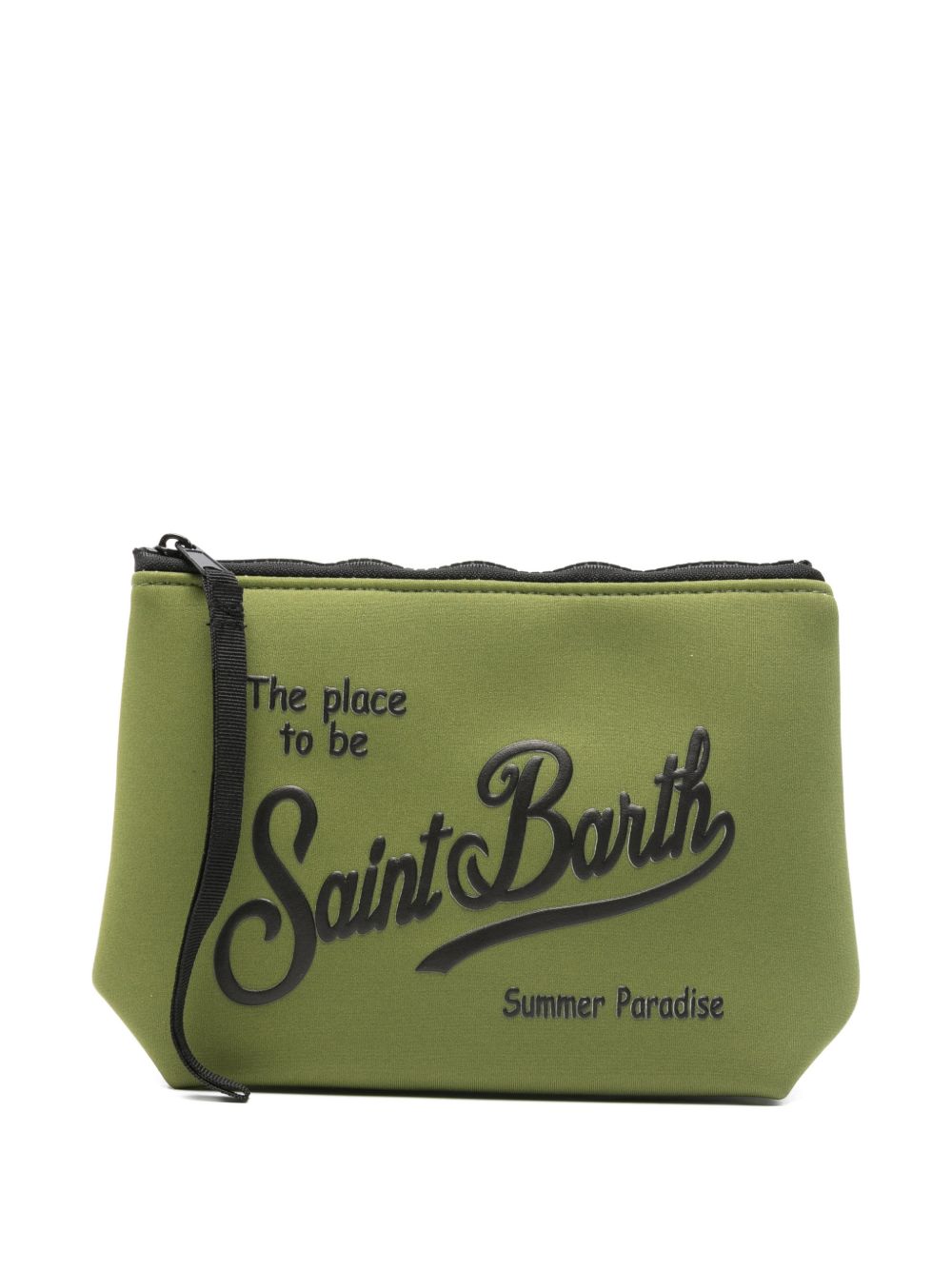 MC2 SAINT BARTH Pochette Aline color verde con logo