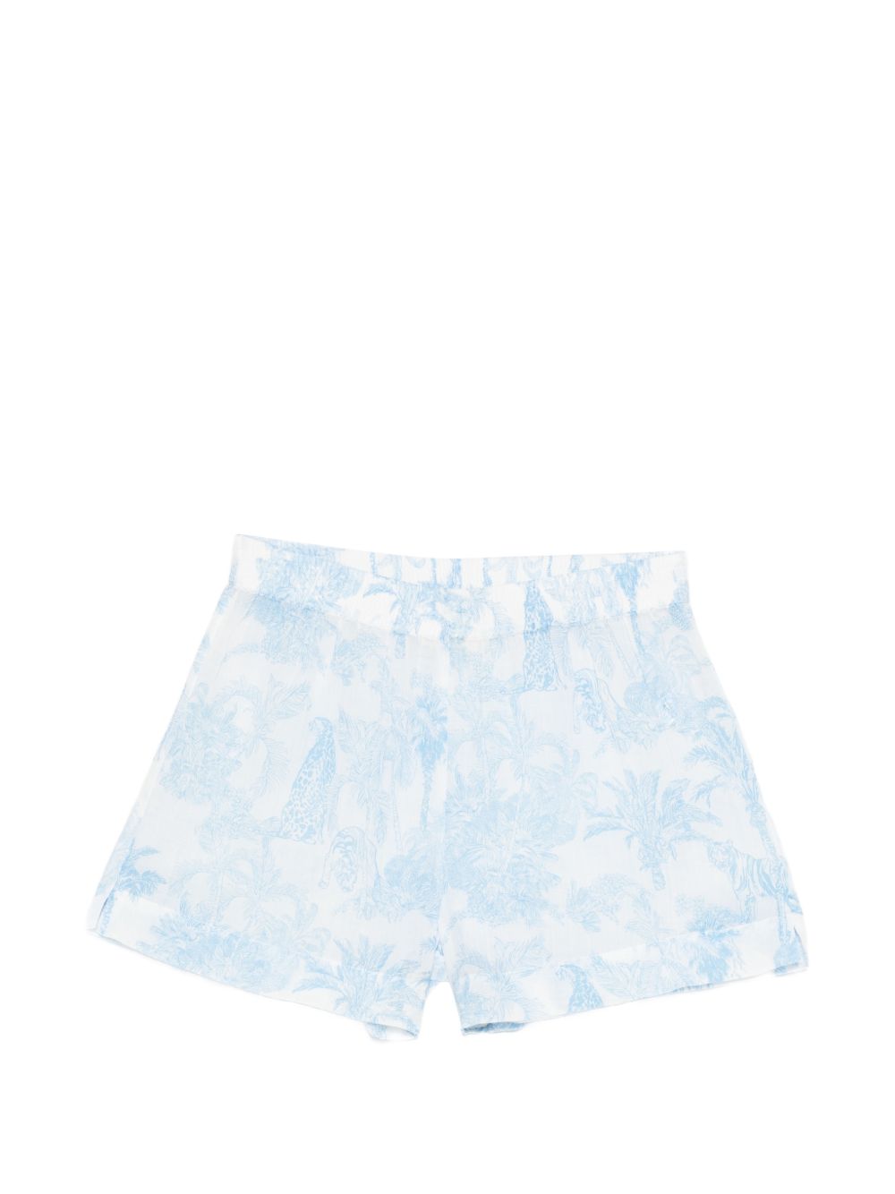 MC2 SAINT BARTH Shorts da mare Meave con stampa grafica tropical