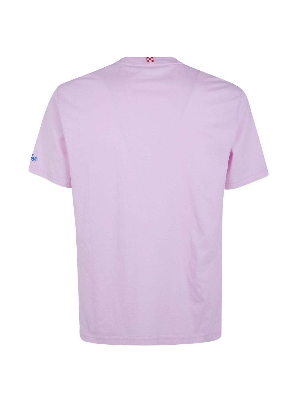 MC2 SAINT BARTH T-shirt Portofino in cotone lilla con ricamo
