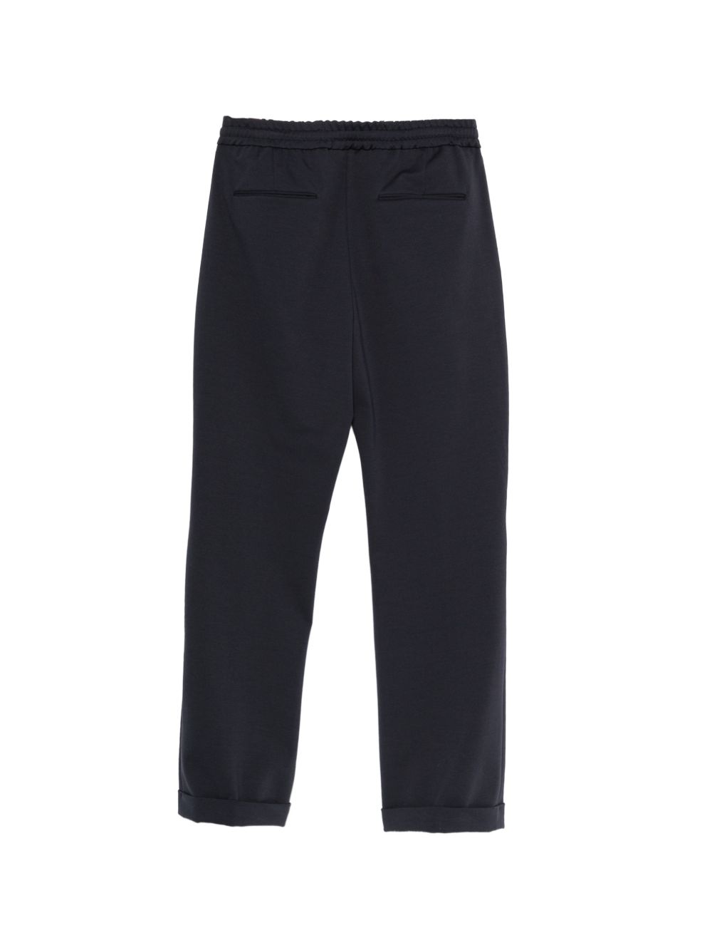 MICHAEL COAL Pantaloni lunghi neri a gamba dritta