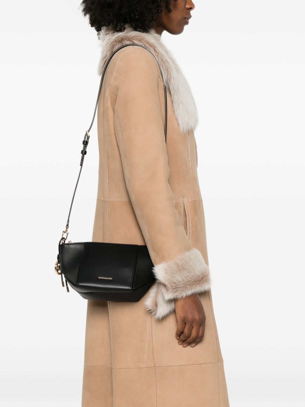 MICHAEL KORS Borsa a tracolla nera 'Jordi'