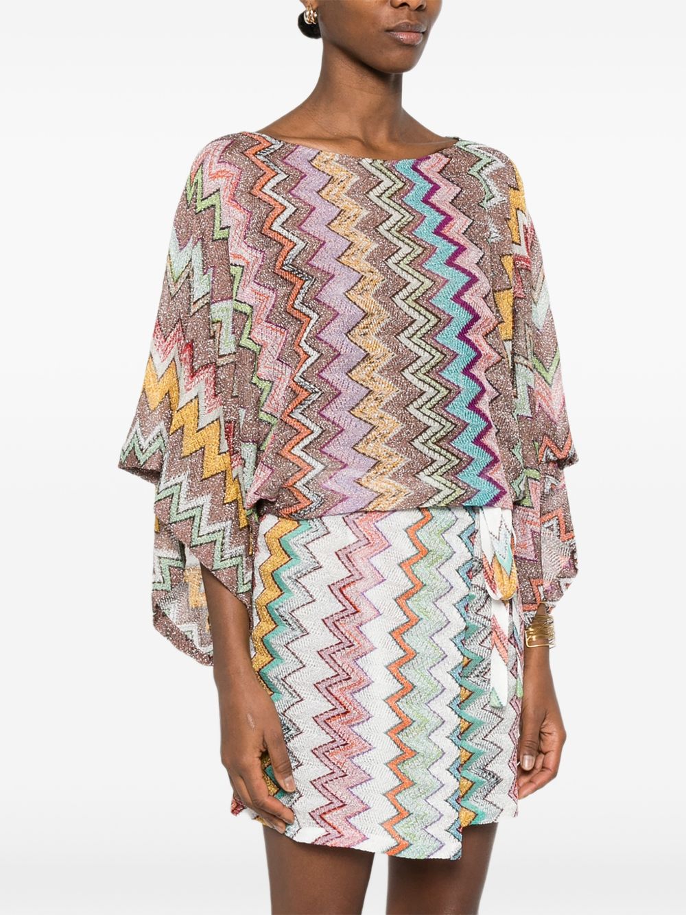 MISSONI Top poncho multicolore