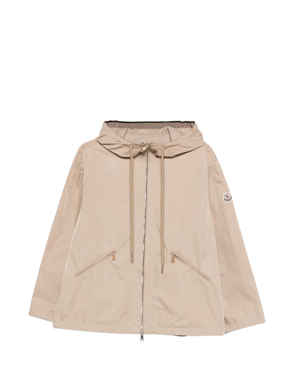 MONCLER Giacca beige con cappuccio