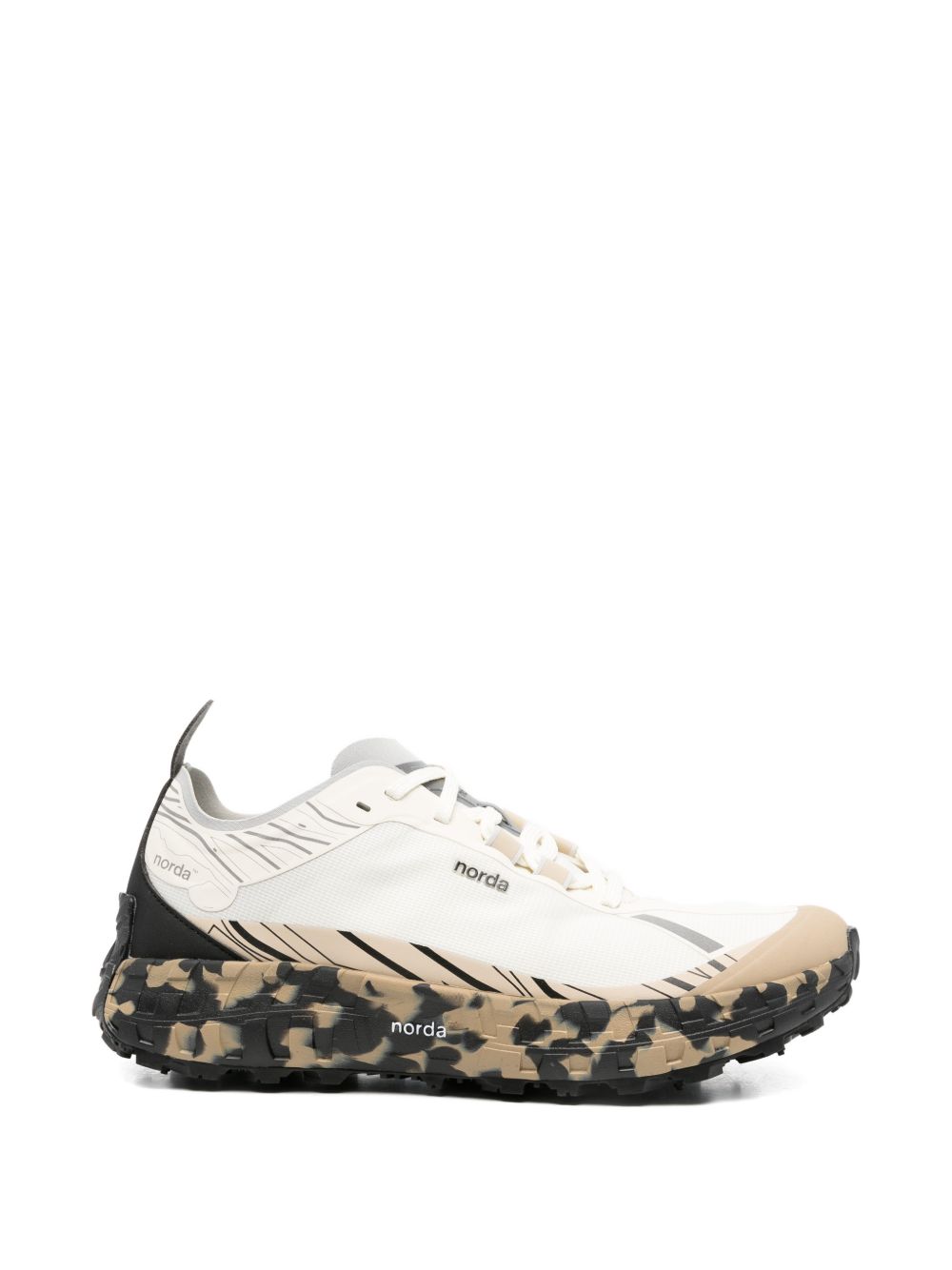 NORDA Sneakers Dyneema bianche con suola marrone