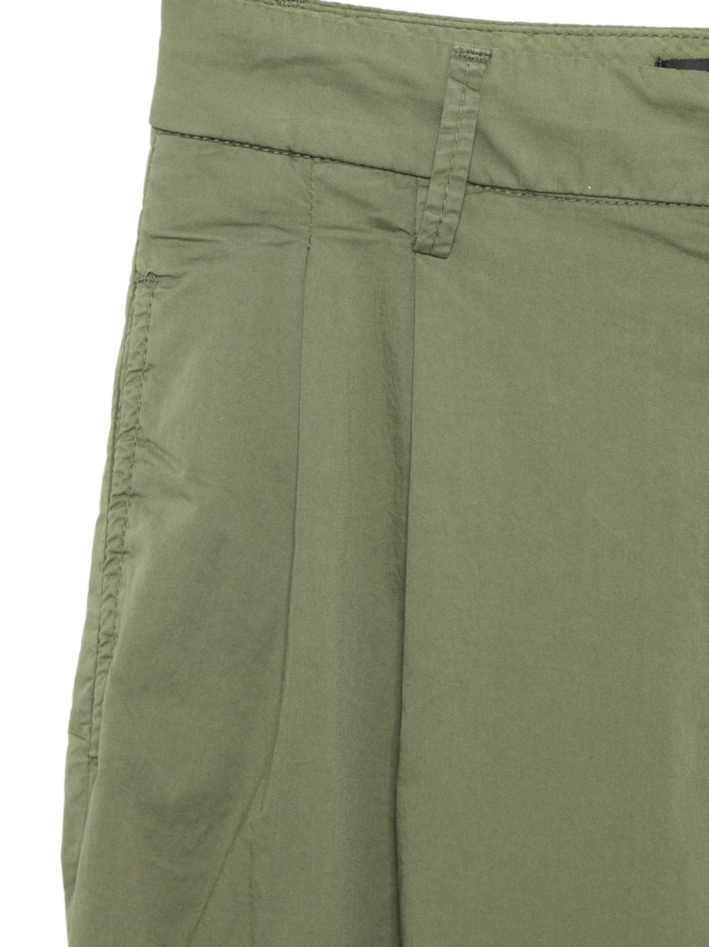 PEUTEREY Pantaloni Ralph verdi in cotone elasticizzato