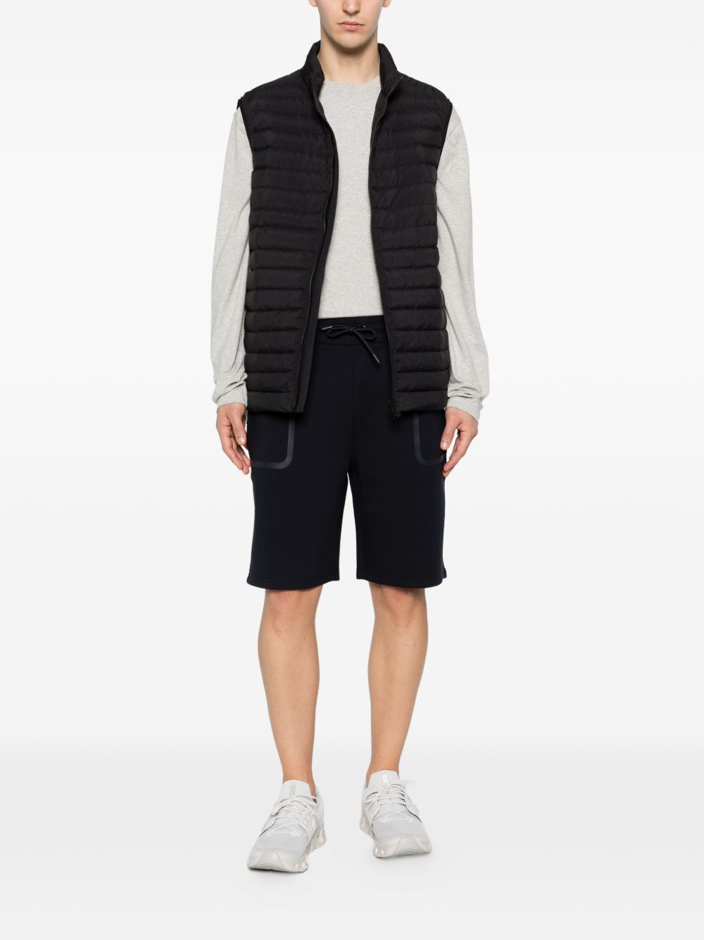 PEUTEREY Gilet Moise trapuntato con zip