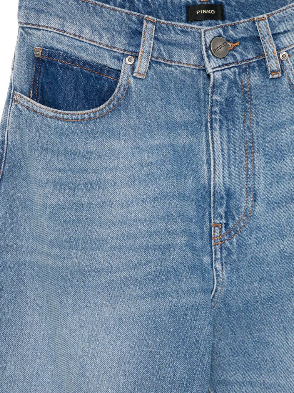 PINKO Jeans Estelle in cotone bianco