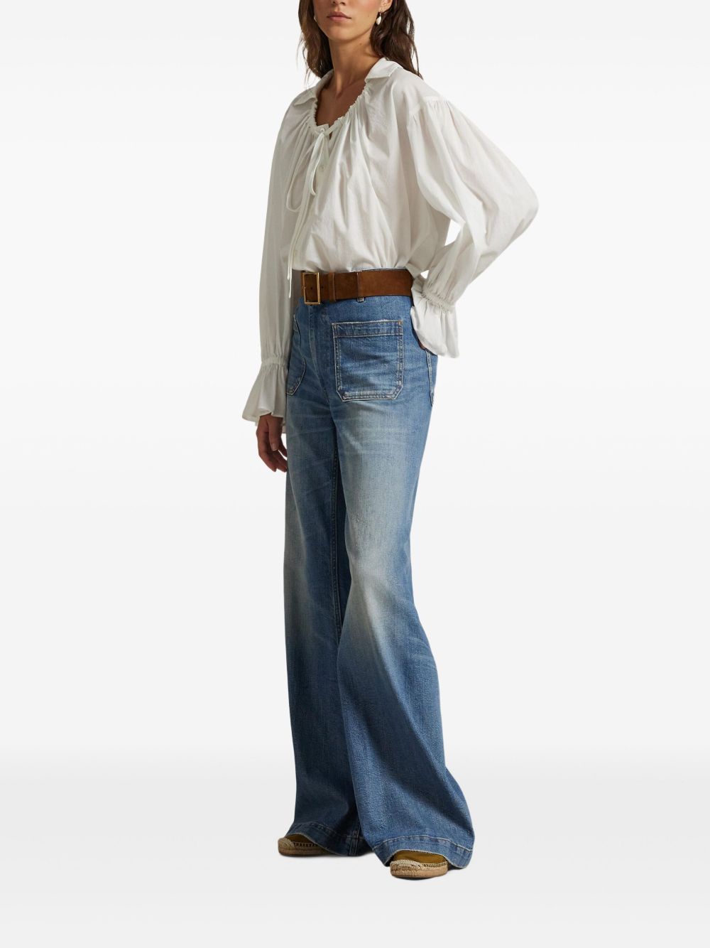 POLO RALPH LAUREN Camicia in cotone bianco