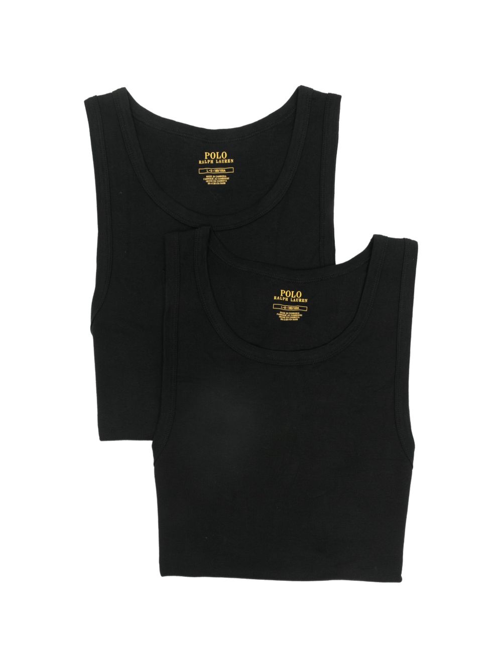 POLO RALPH LAUREN Confezione da 2 magliette in cotone nero