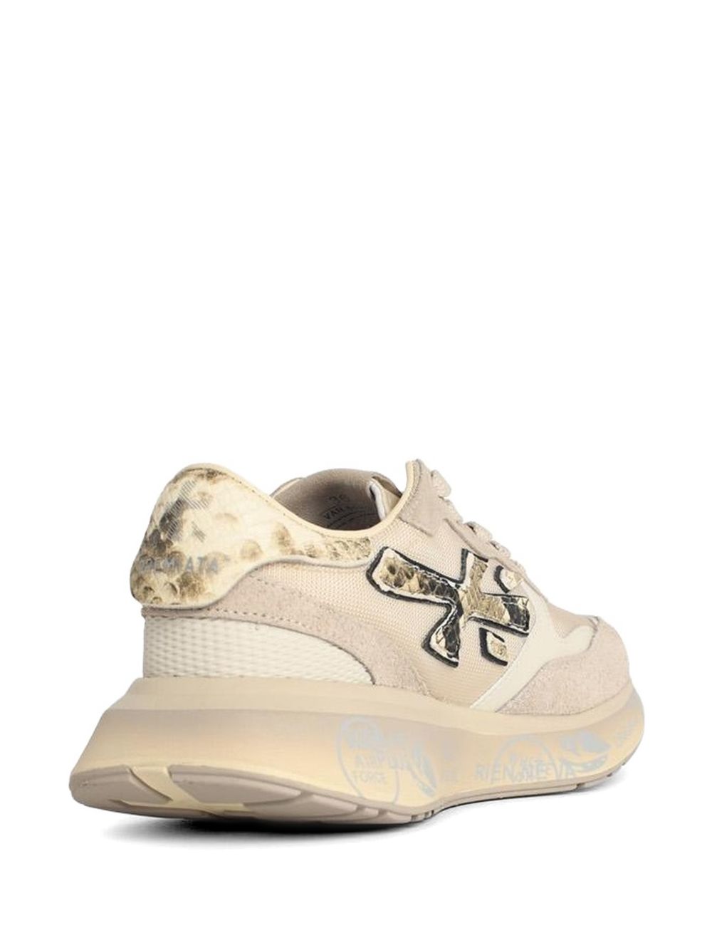 PREMIATA Sneakers beige con dettagli grafici