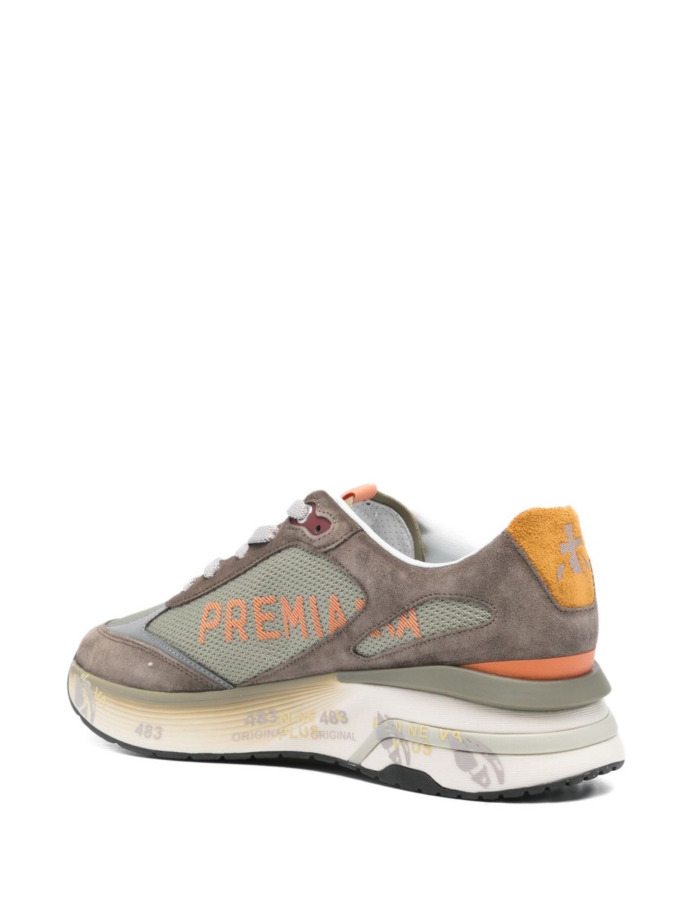 PREMIATA Sneakers Moerun in pelle grigia