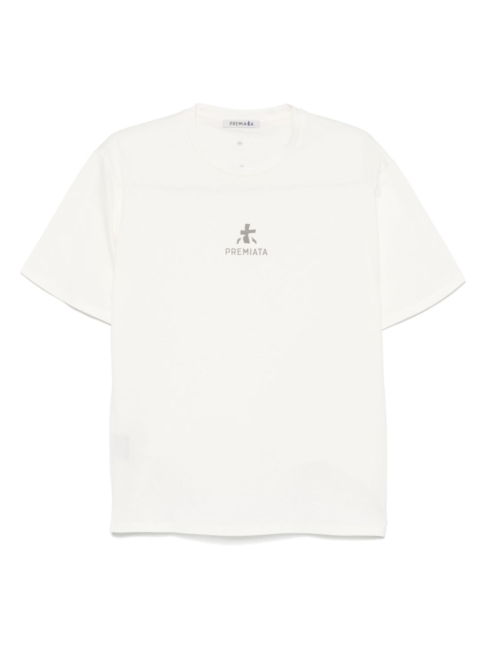 PREMIATA T-shirt in cotone bianco con logo