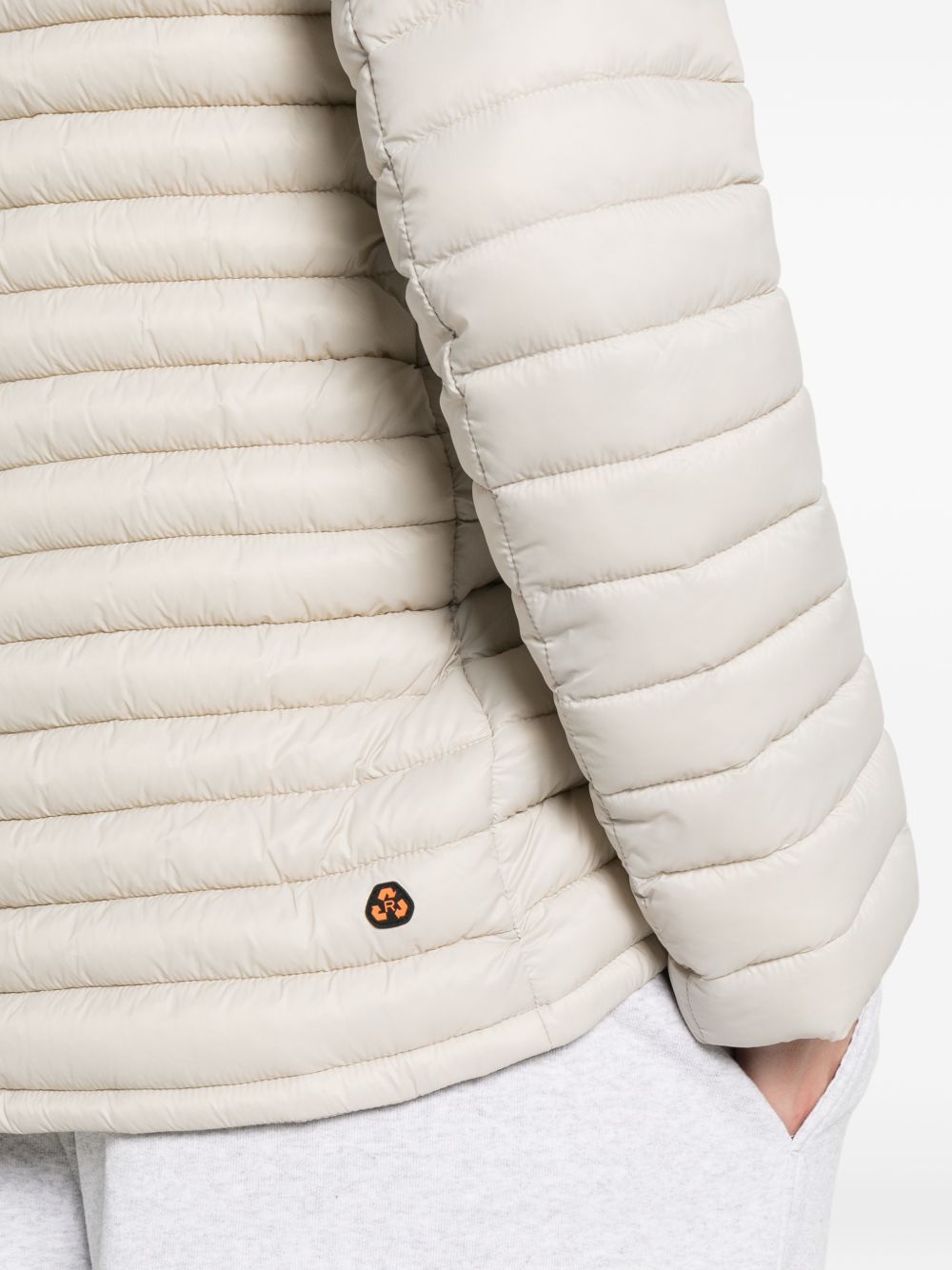 SAVE THE DUCK Trench imbottito Elisa beige chiaro