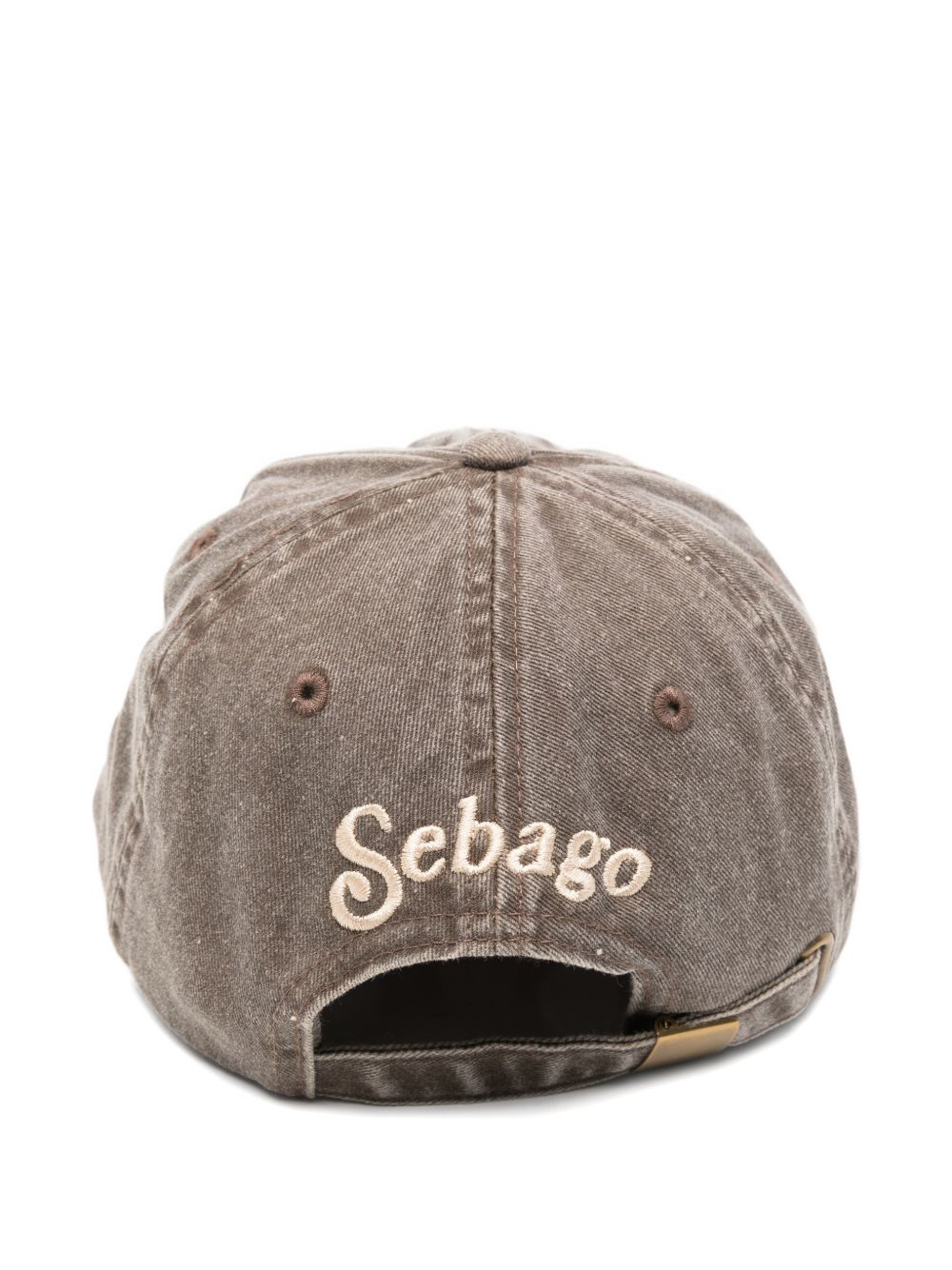 SEBAGO Cappello da baseball in cotone con ricamo
