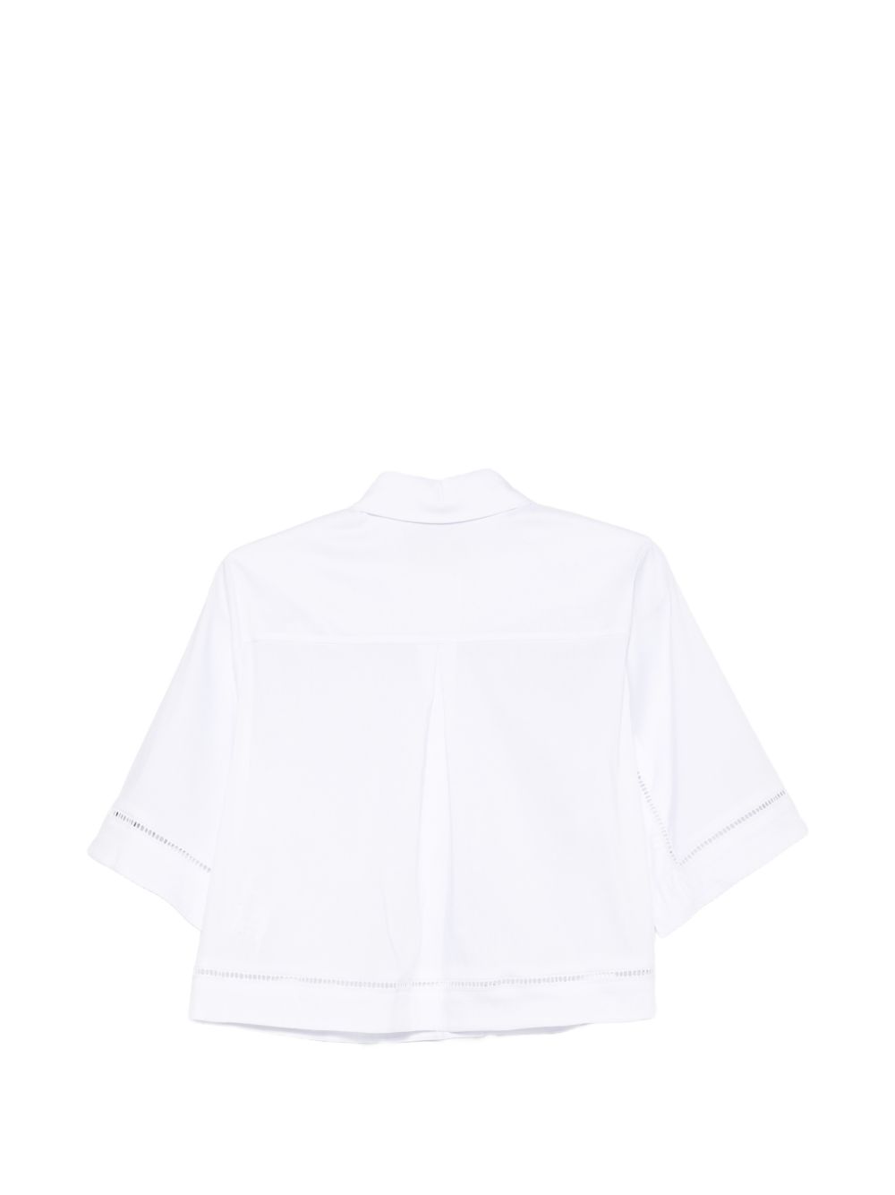 SEMICOUTURE Camicia a maniche corte bianca