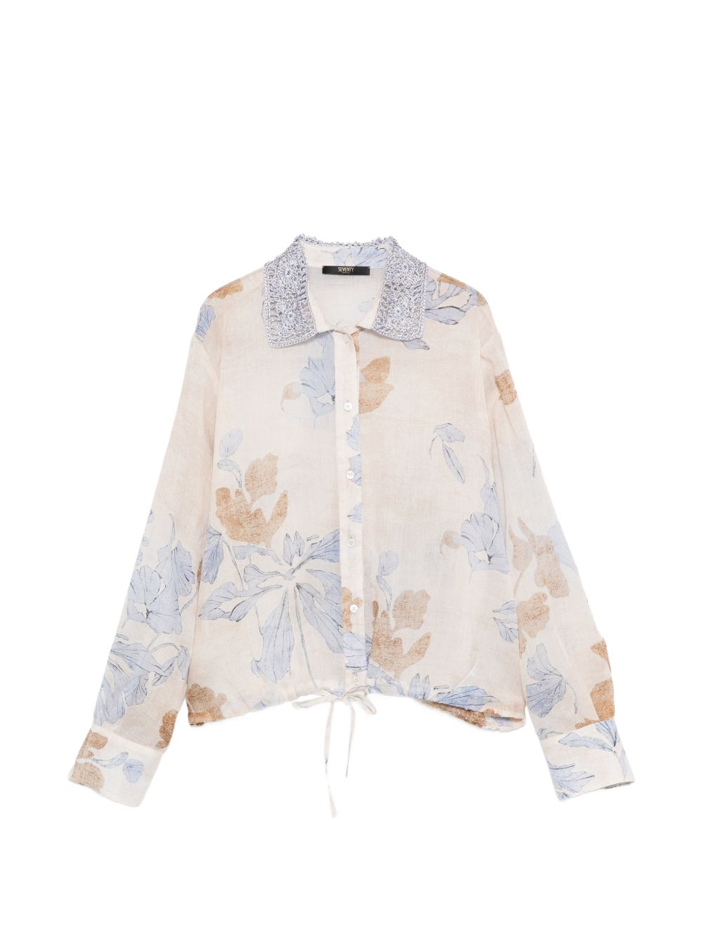 SEVENTY Camicia con stampa floreale
