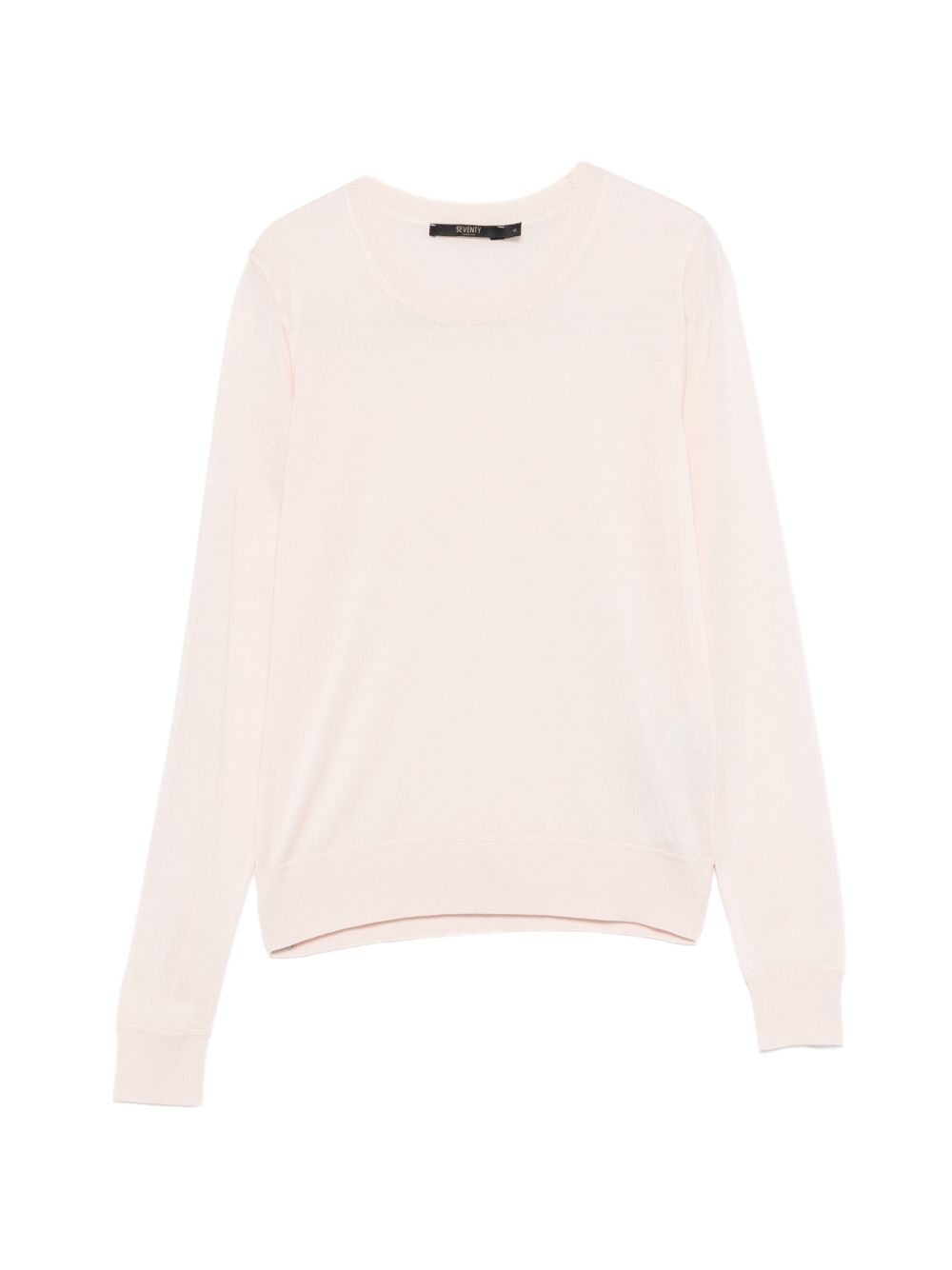 SEVENTY Maglia girocollo rosa a maniche lunghe