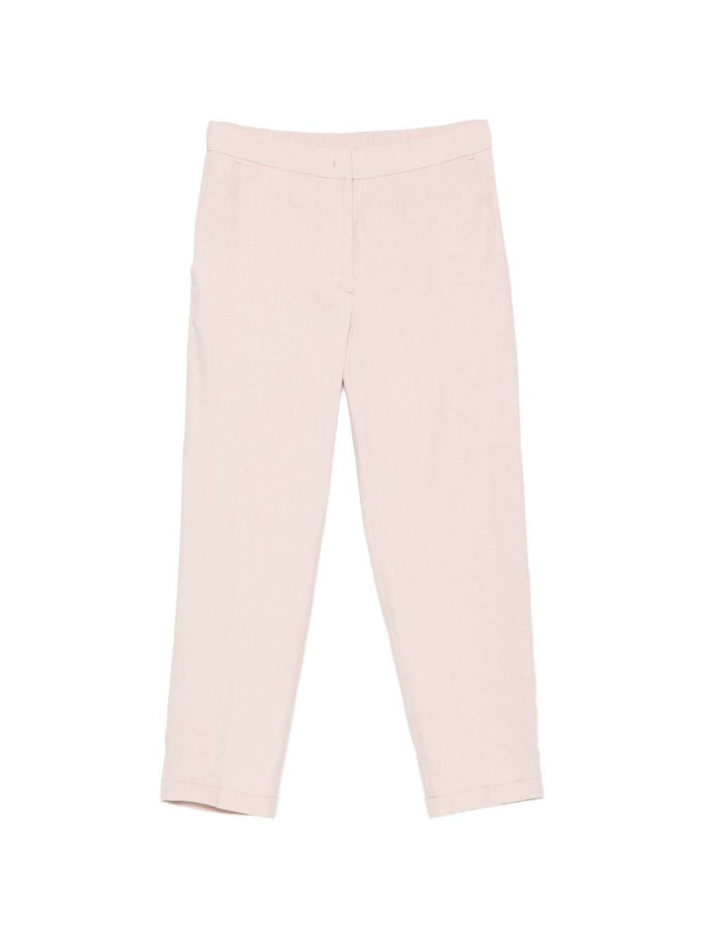 SEVENTY Pantaloni in lino e cotone rosa casual