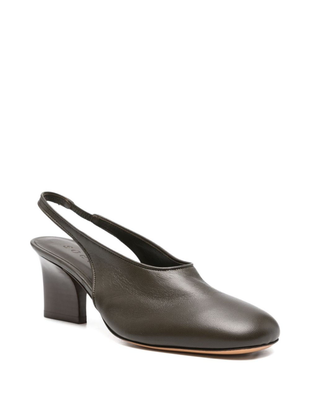 SOEUR Slingback Joan con tacco in morbida pelle di agnello <BR/>