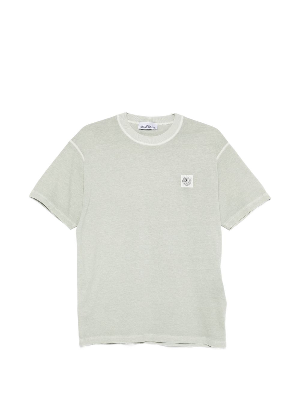 STONE ISLAND T-shirt a maniche corte verde chiaro