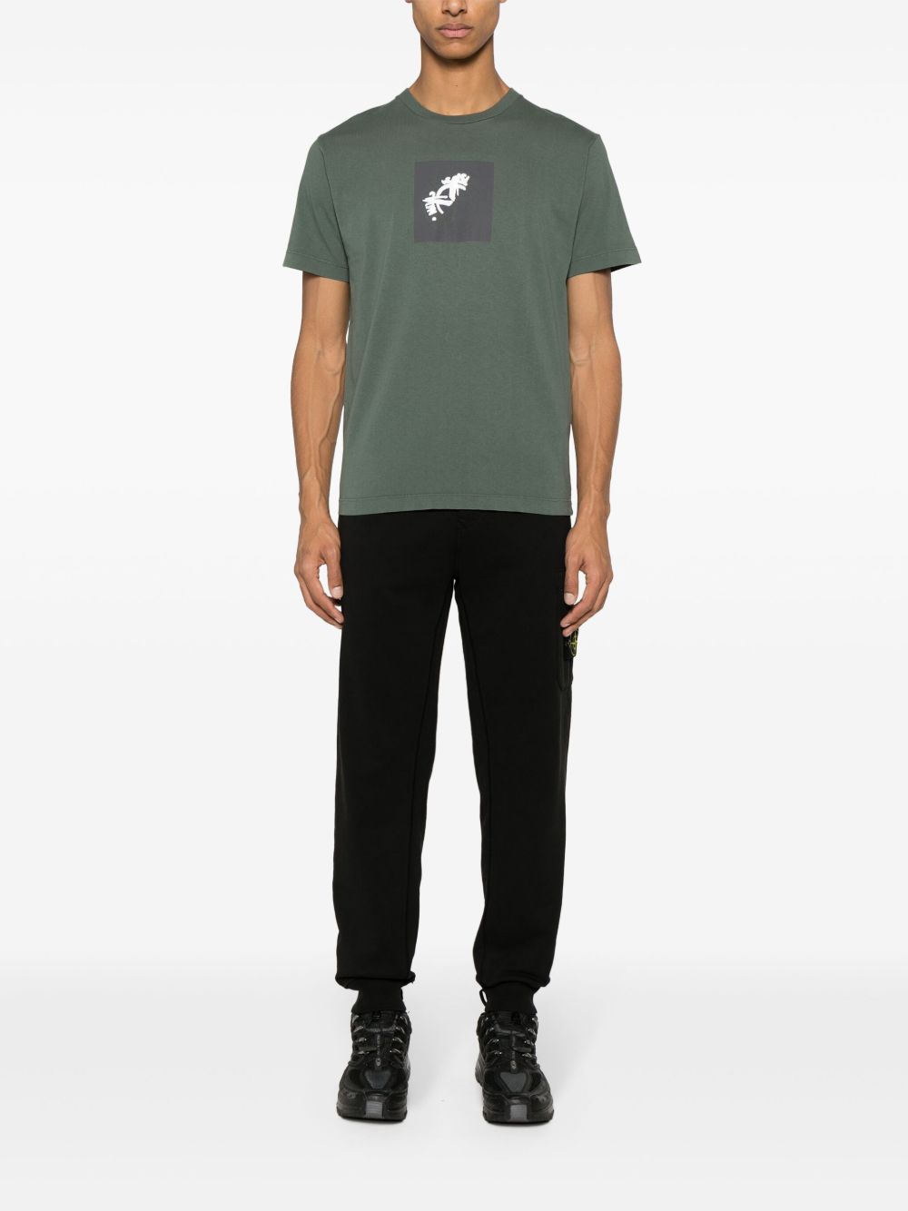 STONE ISLAND Pantaloni sportivi slim fit con coulisse