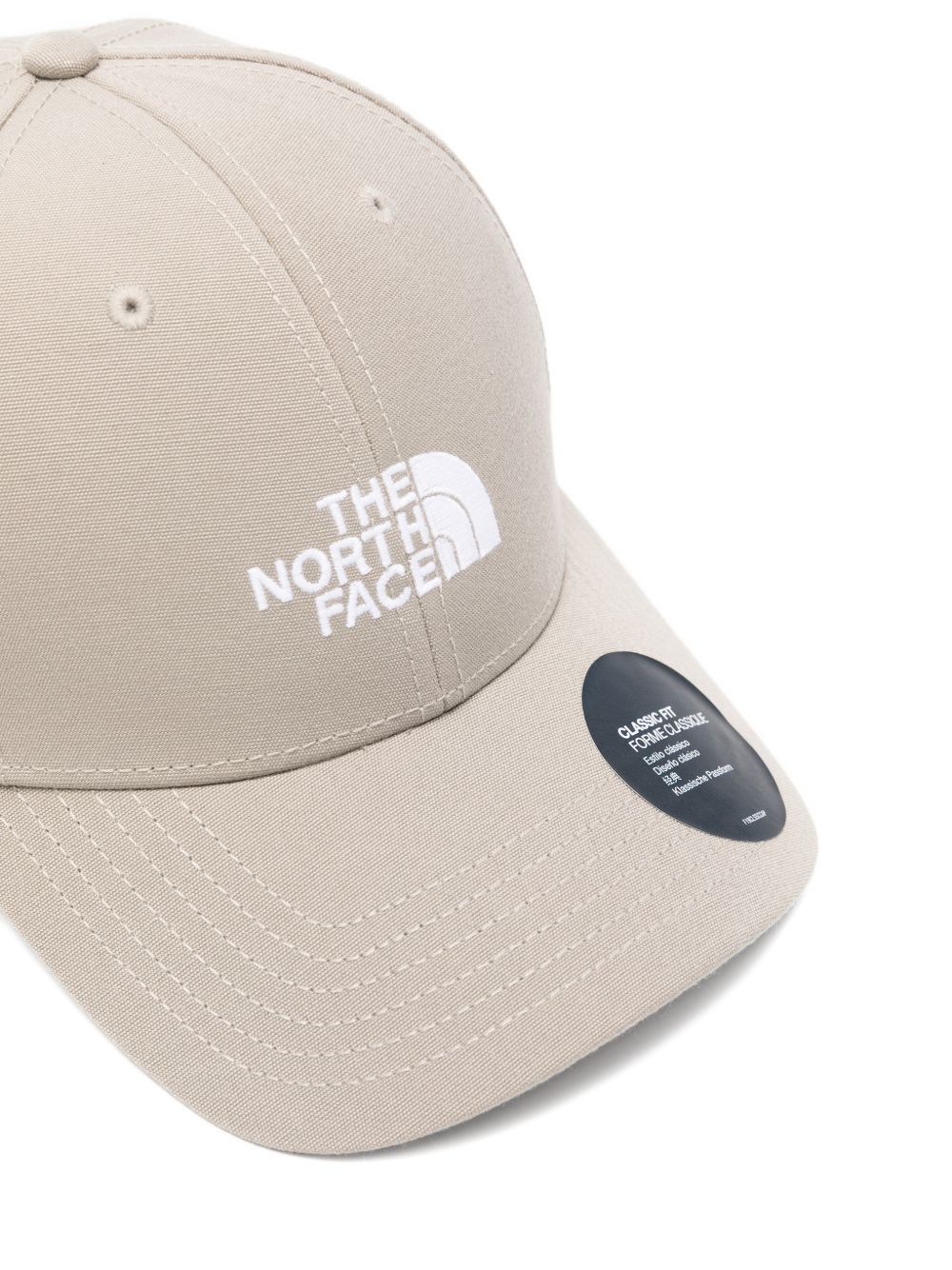 THE NORTH FACE Cappello baseball in cotone grigio con logo