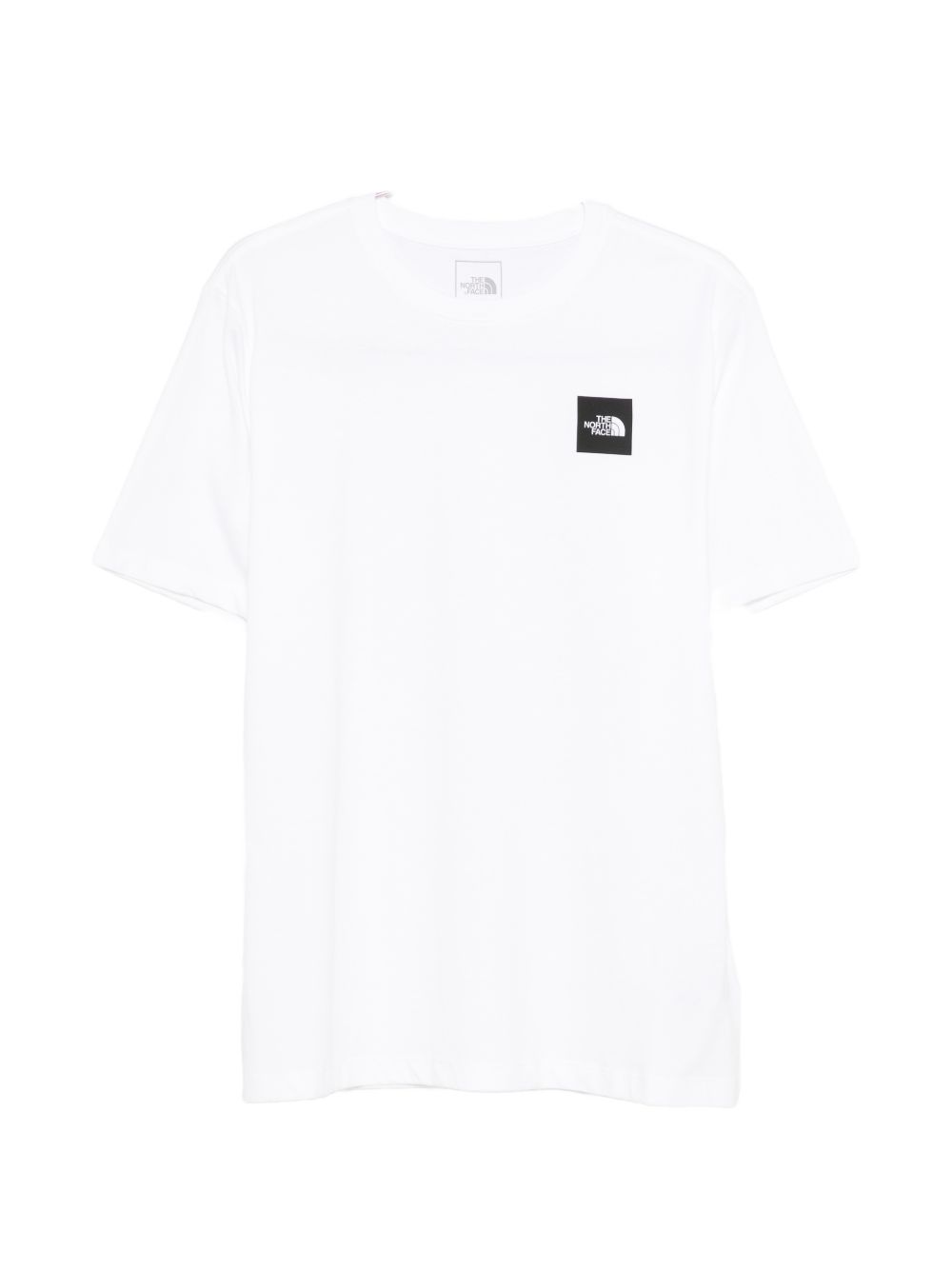 THE NORTH FACE T-shirt in cotone bianco con patch logo