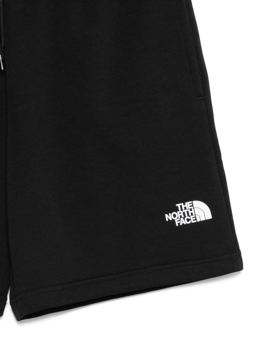 THE NORTH FACE Shorts nero con logo ricamato