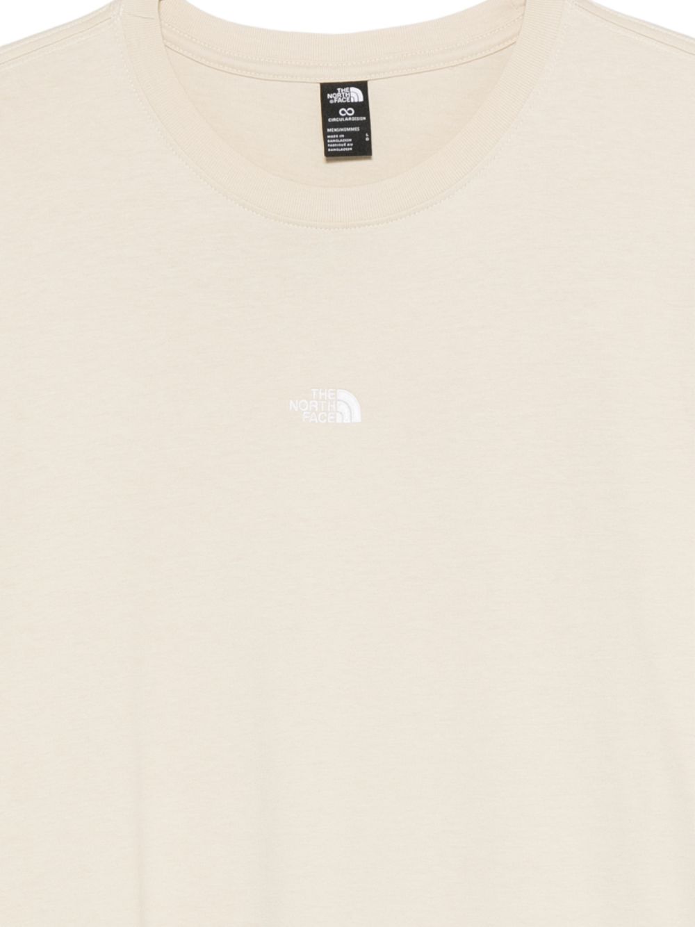 THE NORTH FACE T-shirt beige con logo