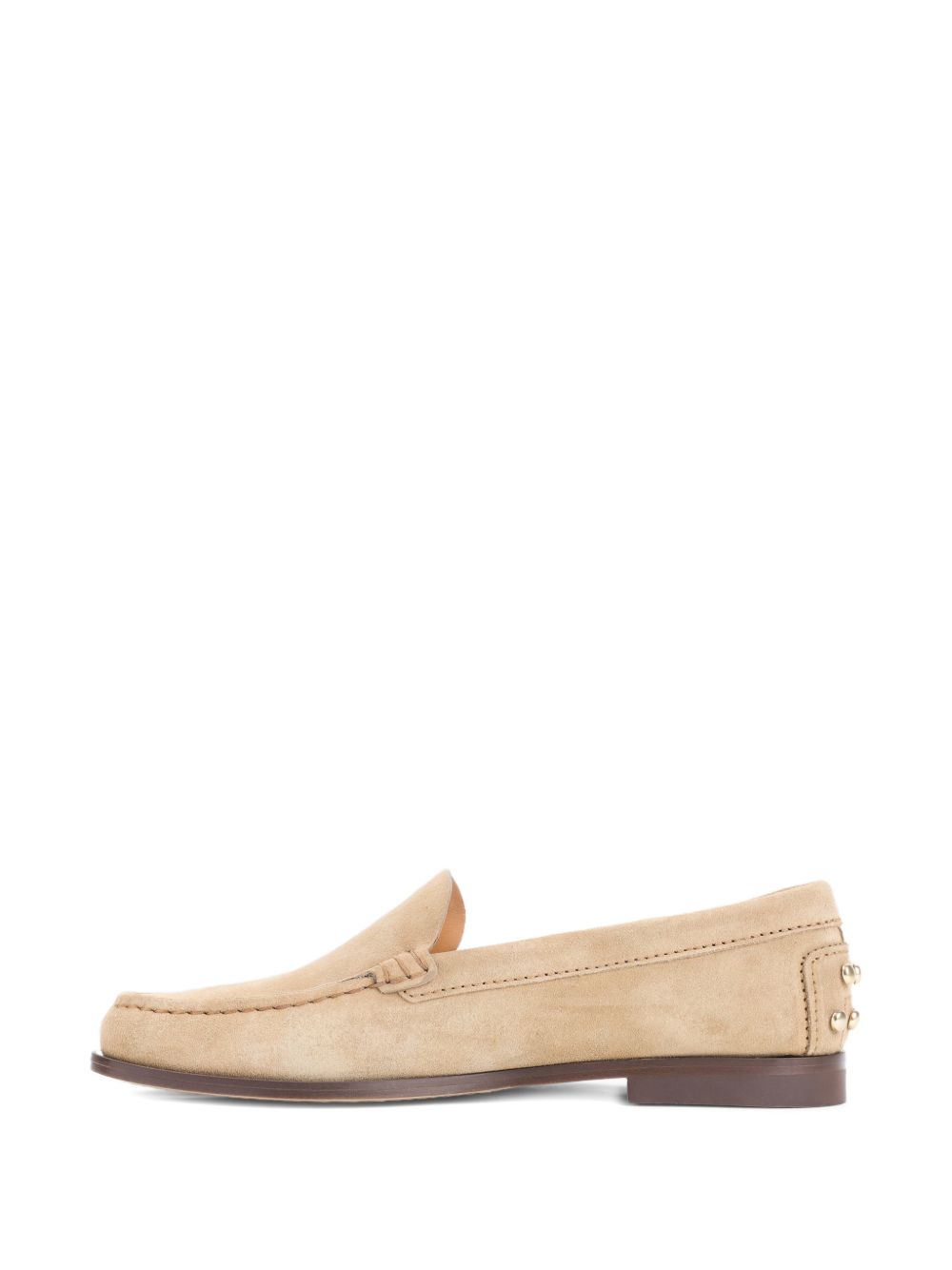 TODS Mocassini in pelle scamosciata zenzero