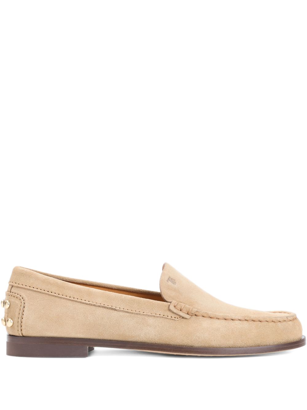 TODS Mocassini in pelle scamosciata zenzero