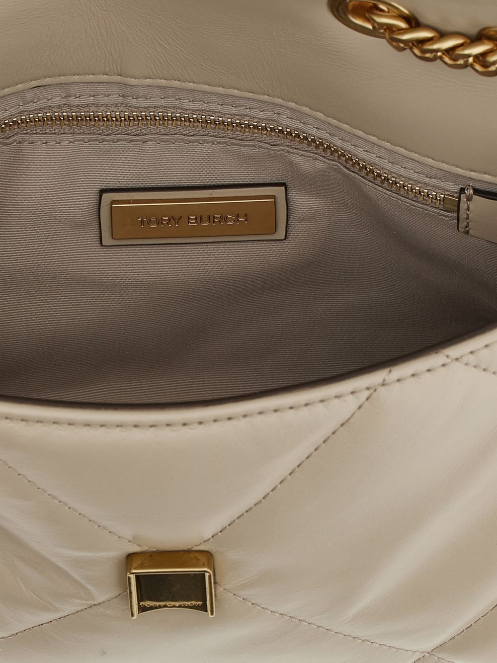 TORY BURCH Borsa a tracolla beige in pelle