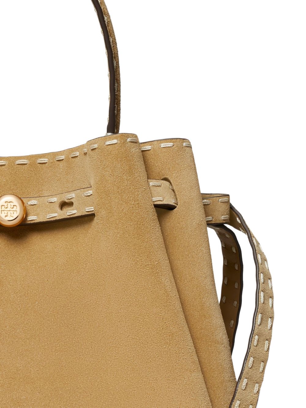 TORY BURCH Borsa a secchiello color cammello