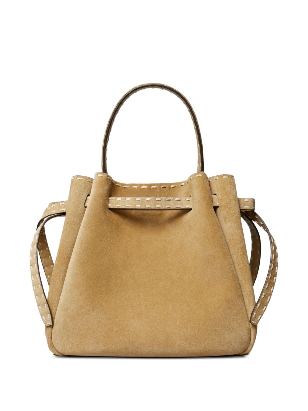 TORY BURCH Borsa a secchiello color cammello