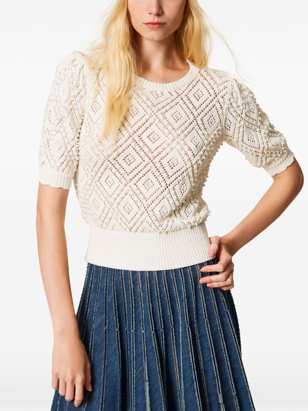 TWINSET Maglia a maniche corte