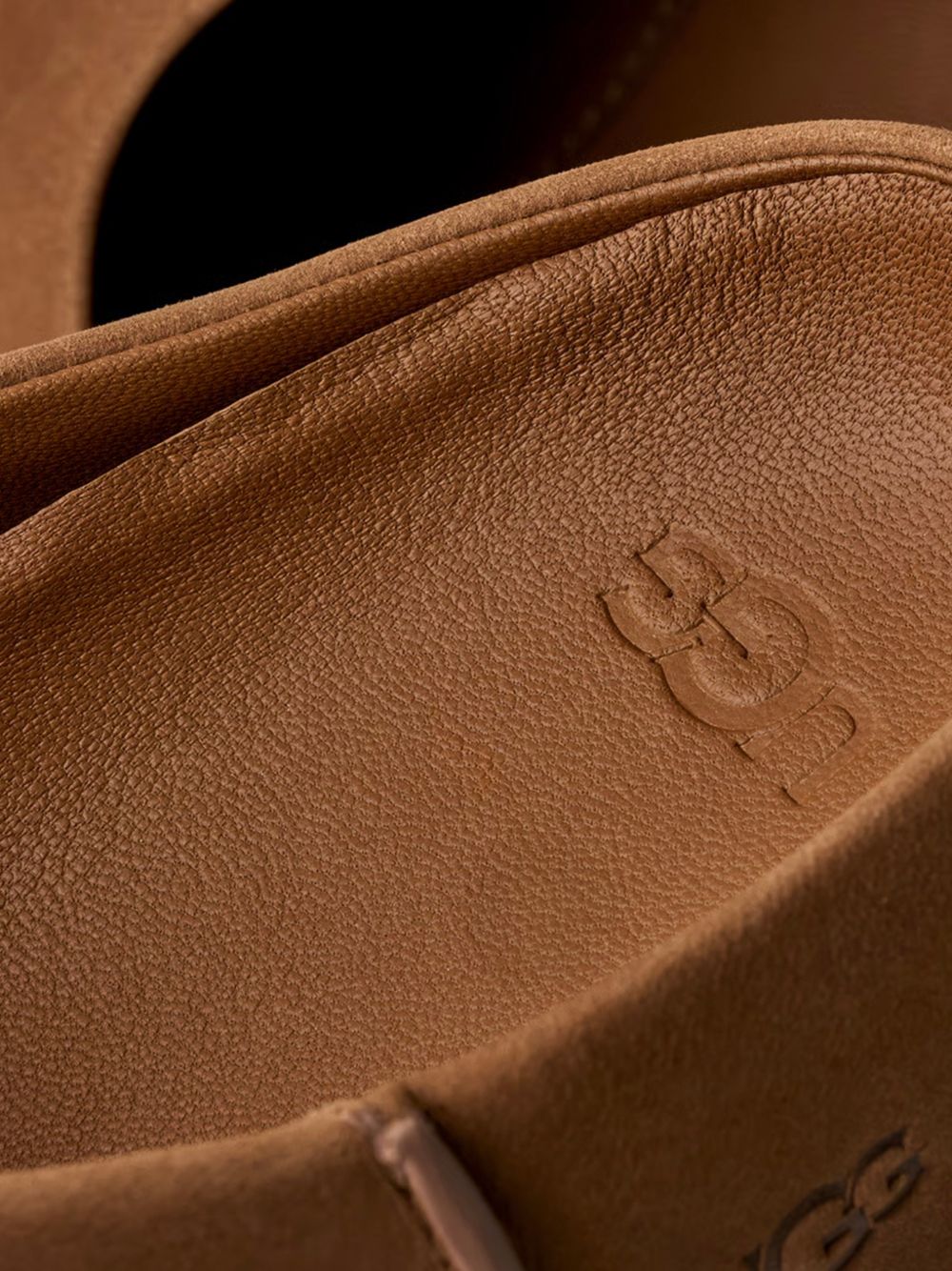 UGG Sabot Otzo in pelle marrone